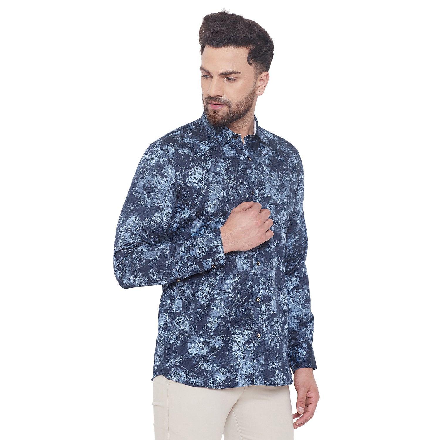 Duke Urban Cotton Full Sleeve Shirt (SDO88KPP)