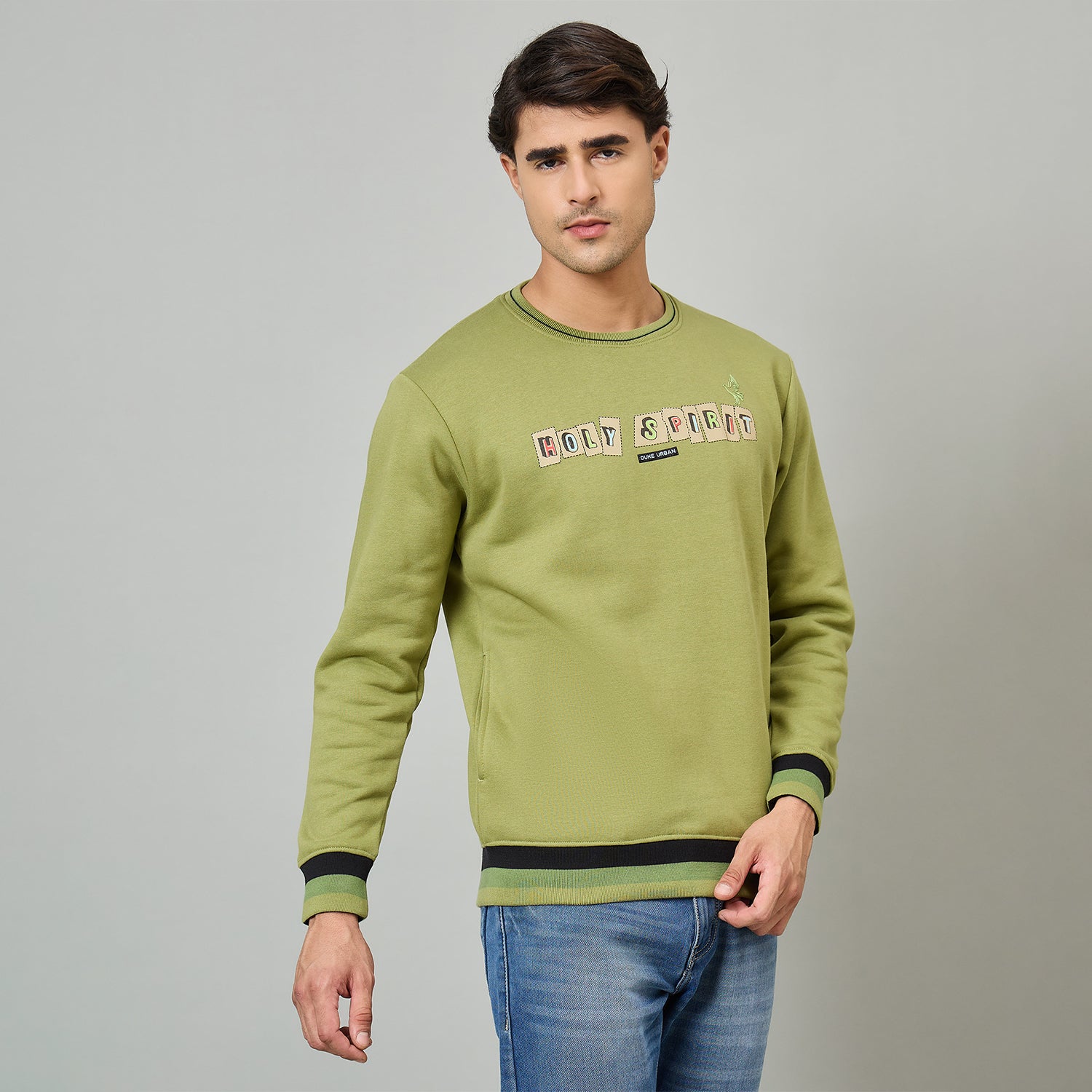 Duke Urban Men Round Neck Regular Sweatshirt (LF6429)