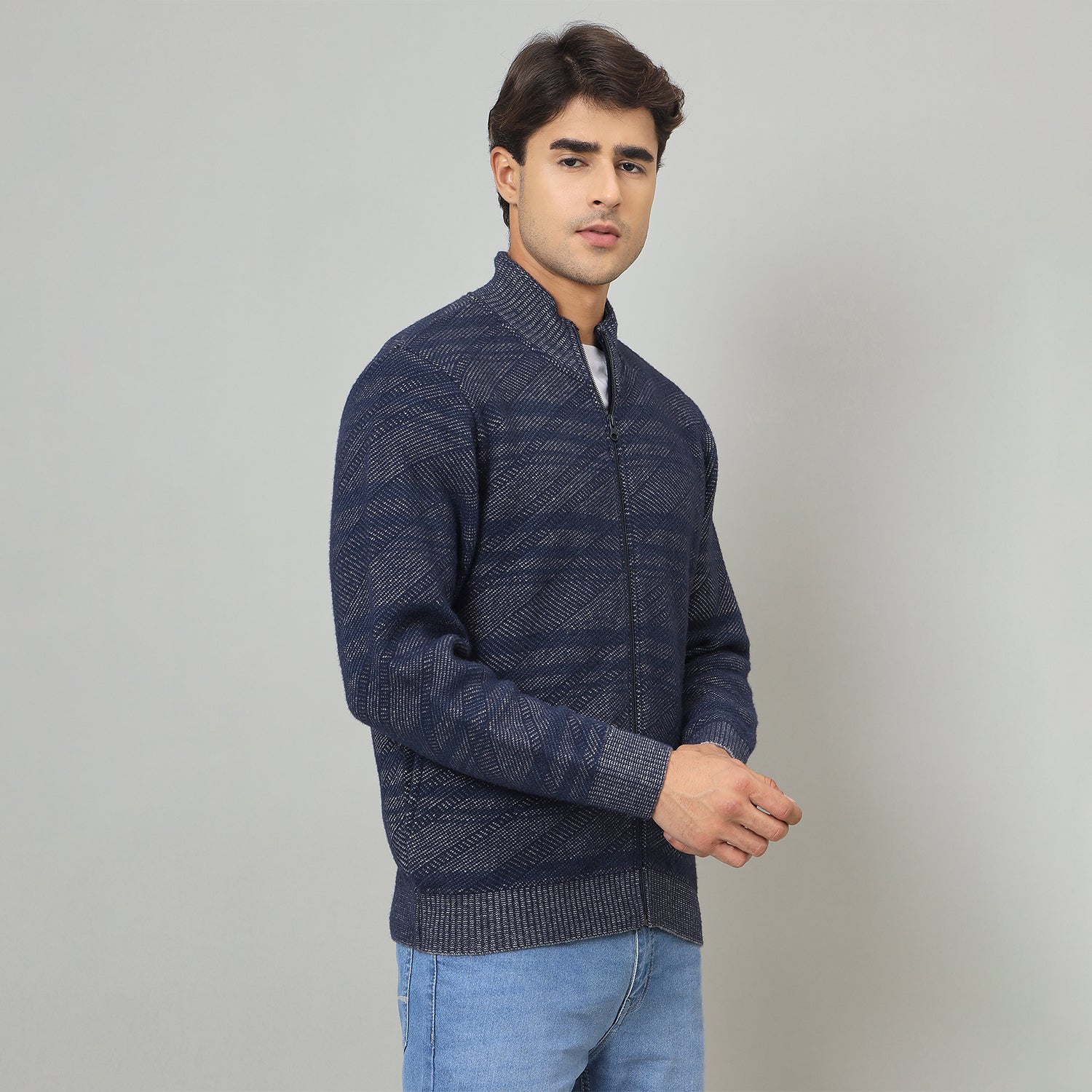 Duke Urban Men Stylish full sleeve zipper sweater (SDS2219)
