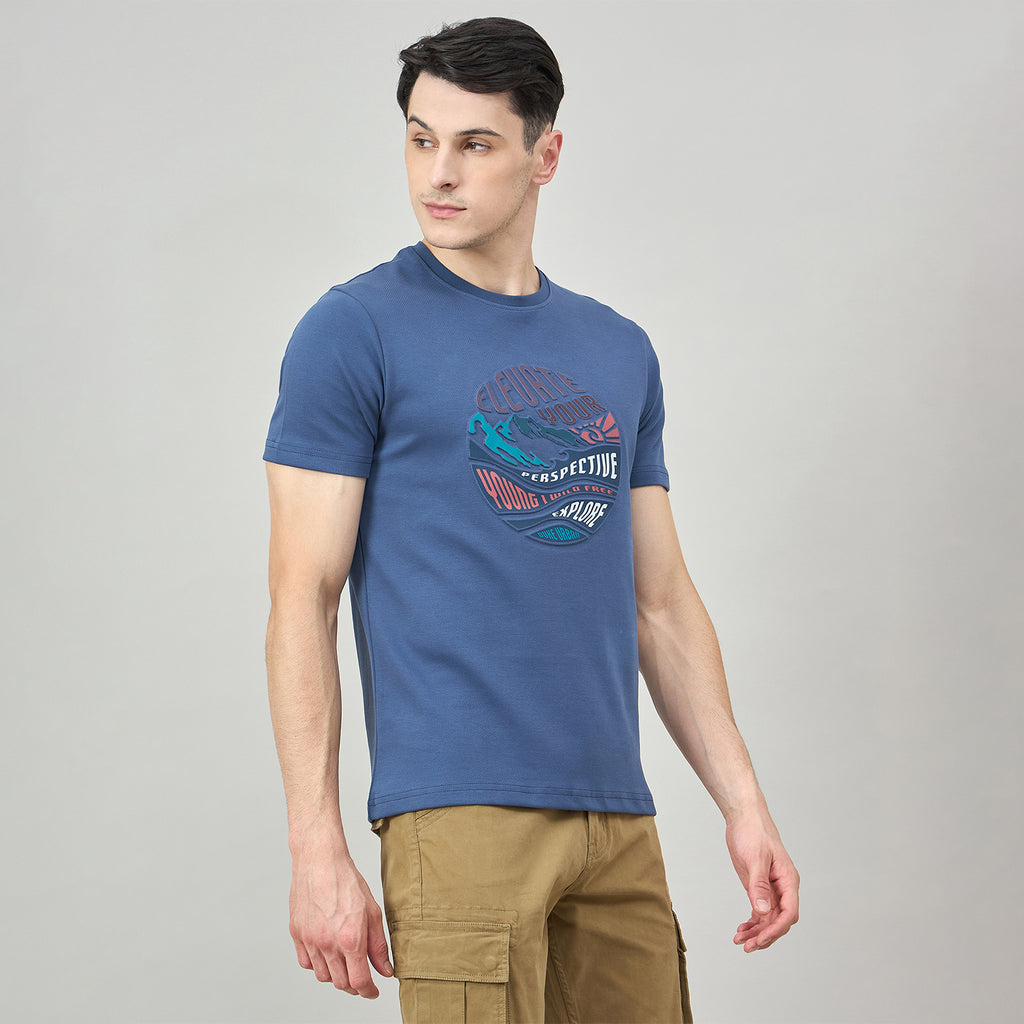 Duke Urban Men Half Sleeve Cotton Tshirt (LF7502)