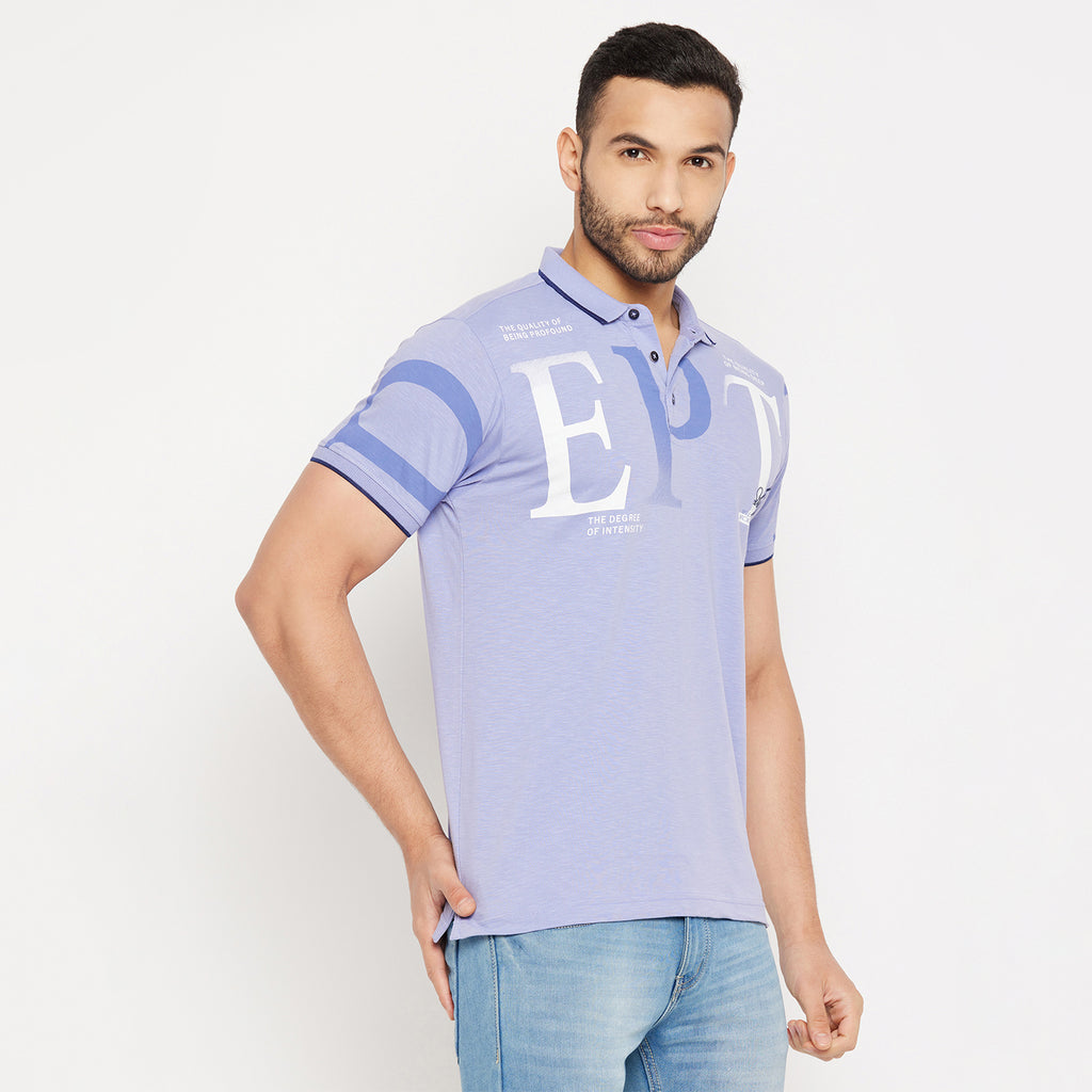 Duke Urban Men Half Sleeve Polo Neck Cotton T-shirt (LF5782)
