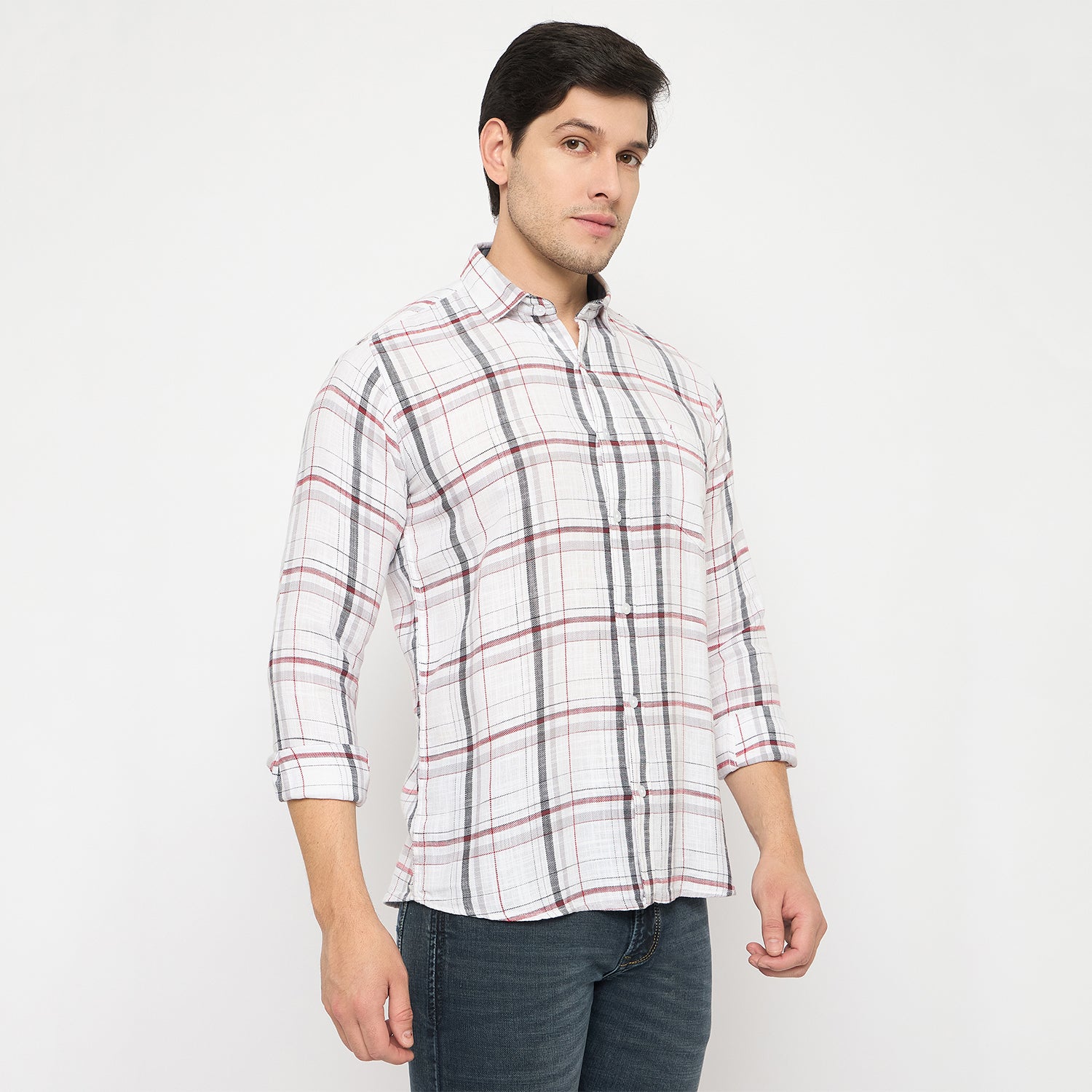 Duke Urban Men Full Sleeve Cotton Shirt (SDO8CKAT)