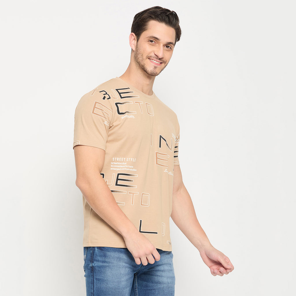 Duke Urban Men Half Sleeve Cotton T-shirt (LF7248)