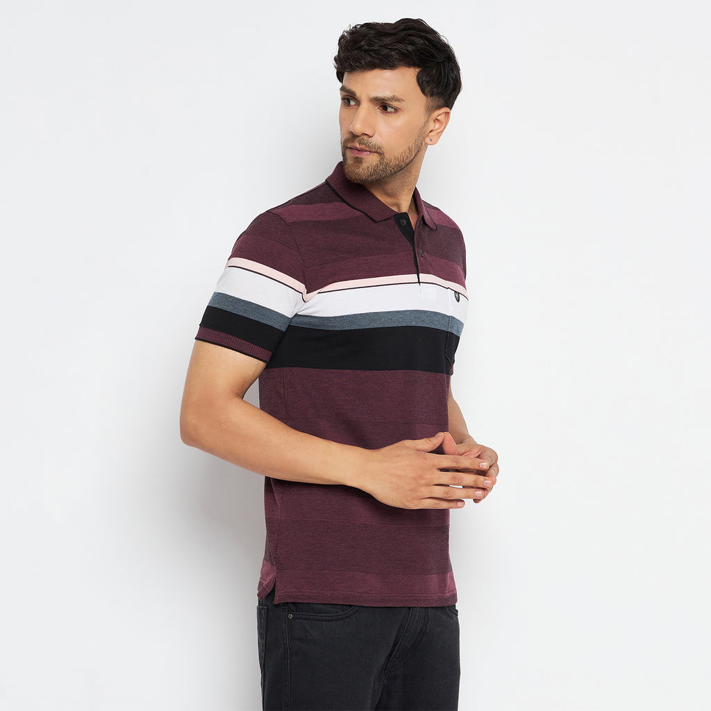 Duke Stardust Men Polo Neck Half Sleeve Cotton T-shirt (LF7069)