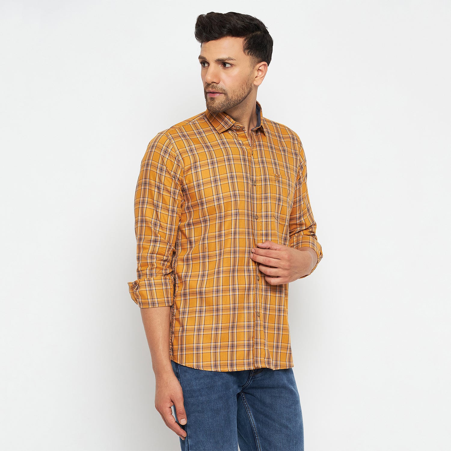 Duke Stardust Men Full Sleeve Cotton Shirt (SD8CKTBQ)