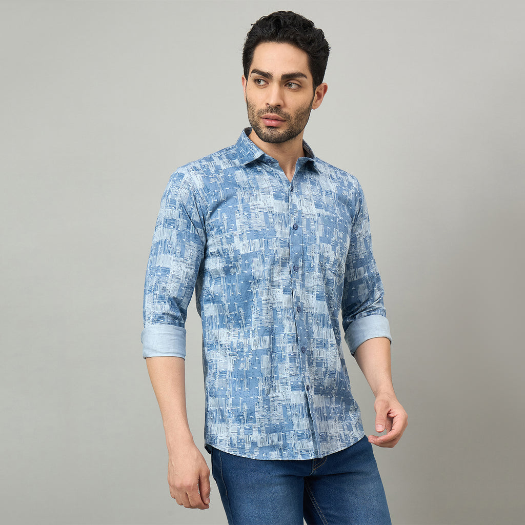 Duke Urban Men Full Sleeve Cotton Shirt (SDO8PRAP)