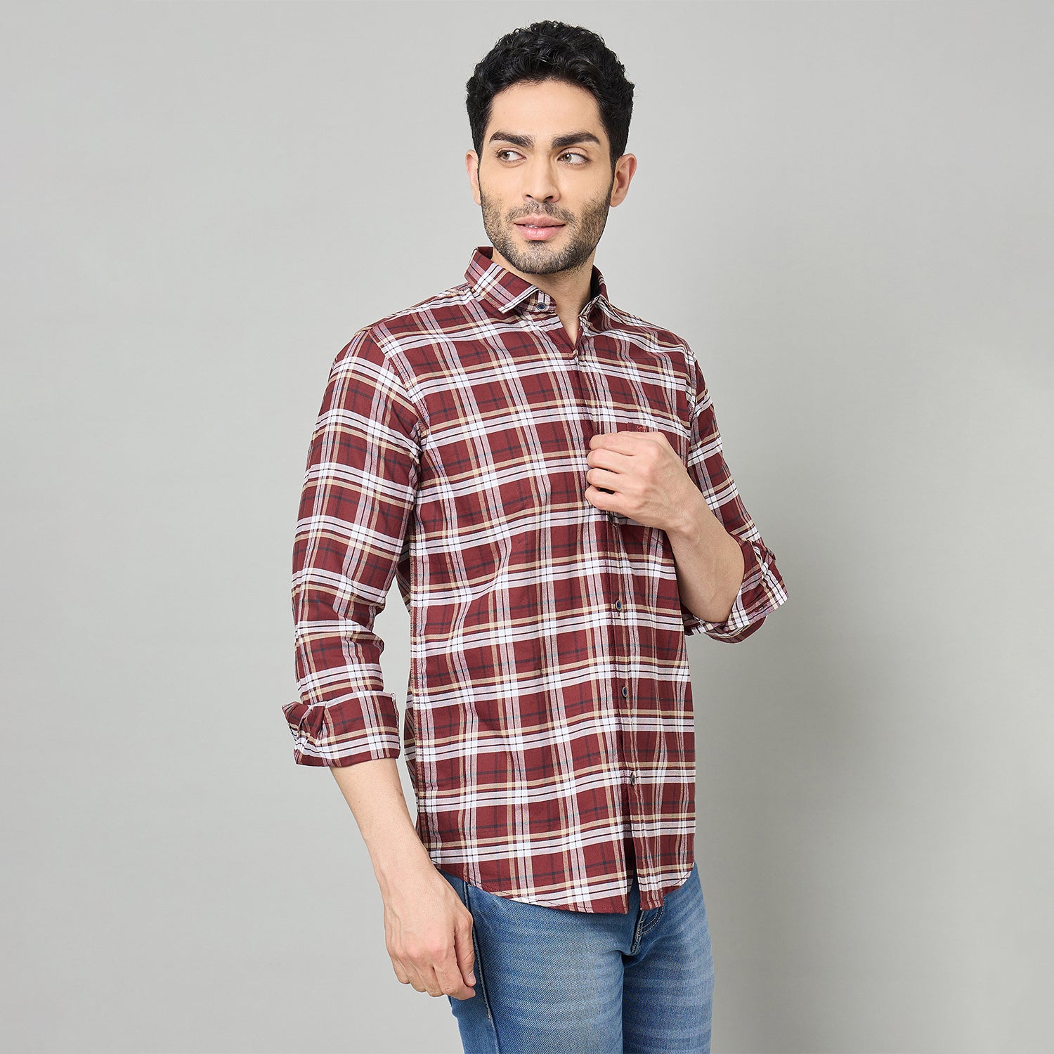 Duke Urban Men Full Sleeve Cotton Shirt (SDO5CKBA)