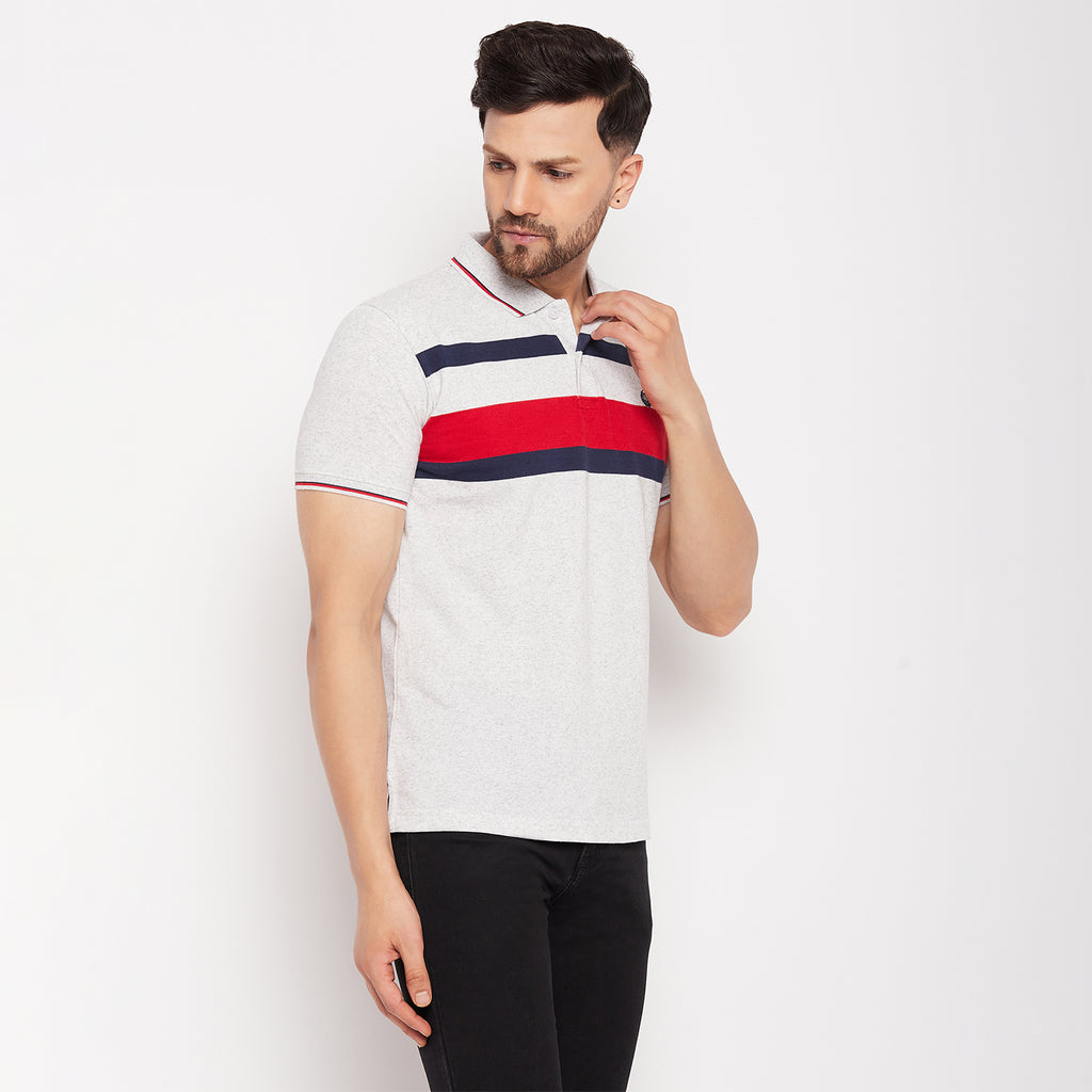 Duke Stardust Men Polo Neck Half Sleeve Cotton T-shirt (LF5719)