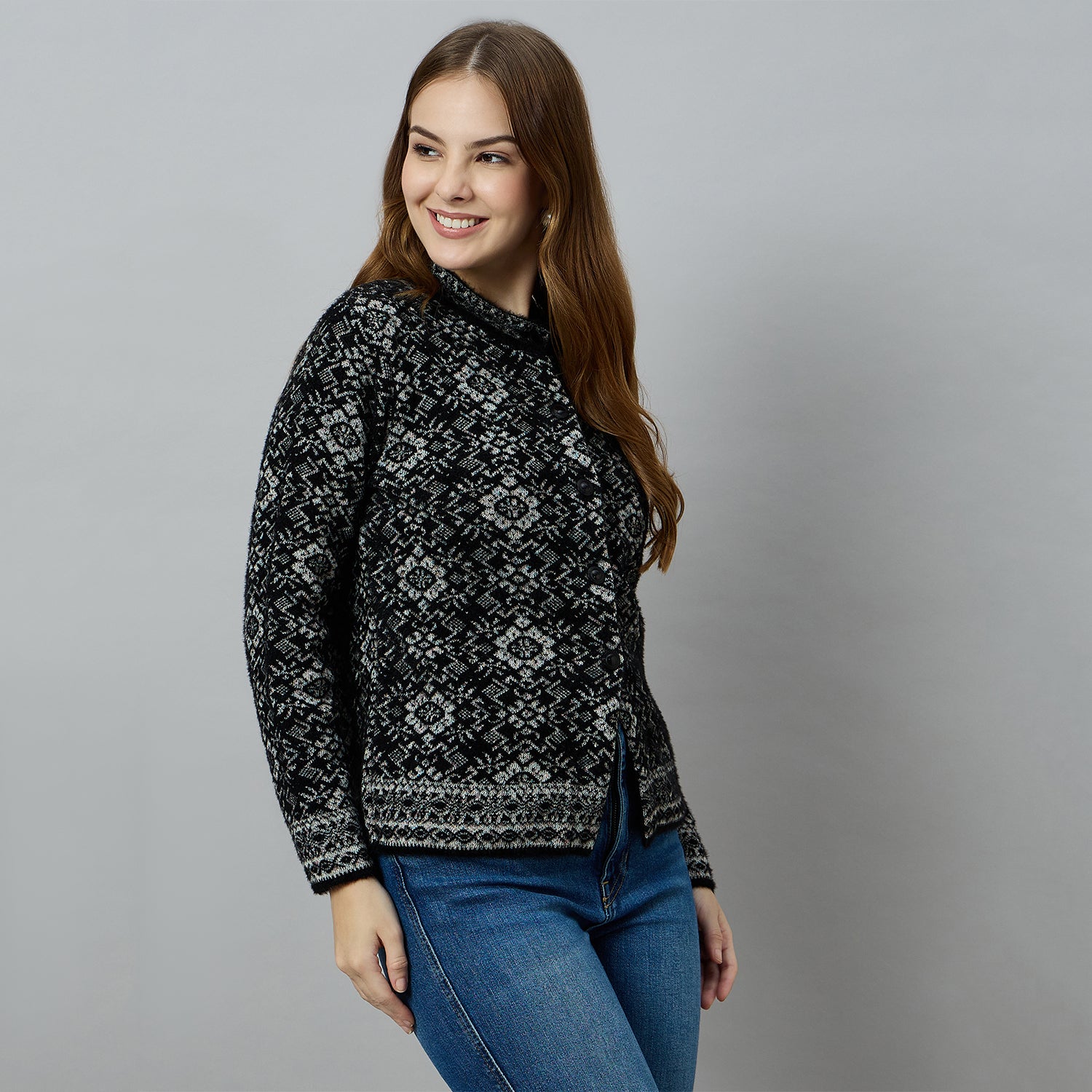 Duke Urban Women Front Open Short Cardigan (ONSDS104)