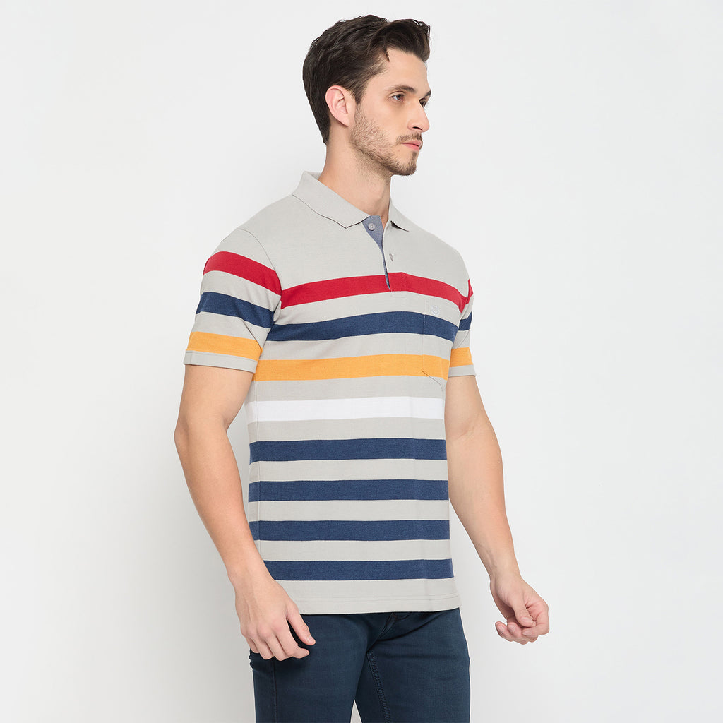 Duke Stardust Men Half Sleeve Cotton T-shirt (LF7278)