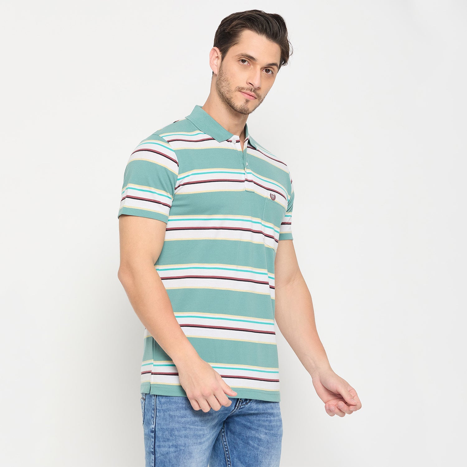 Duke Strardust Men Half Sleeve Cotton T-shirt (LF7045)