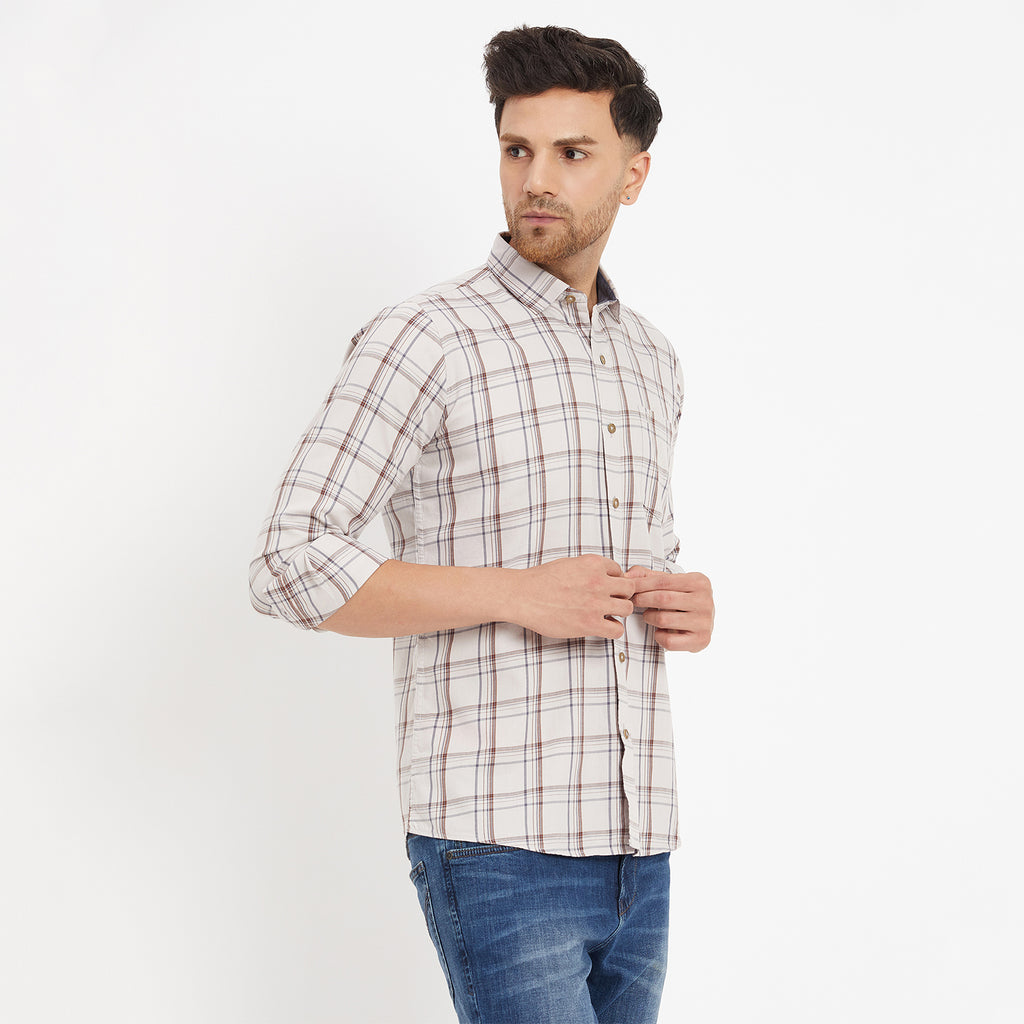 Duke Stardust Men Full Sleeve Cotton Shirt (SDO8CKTV)