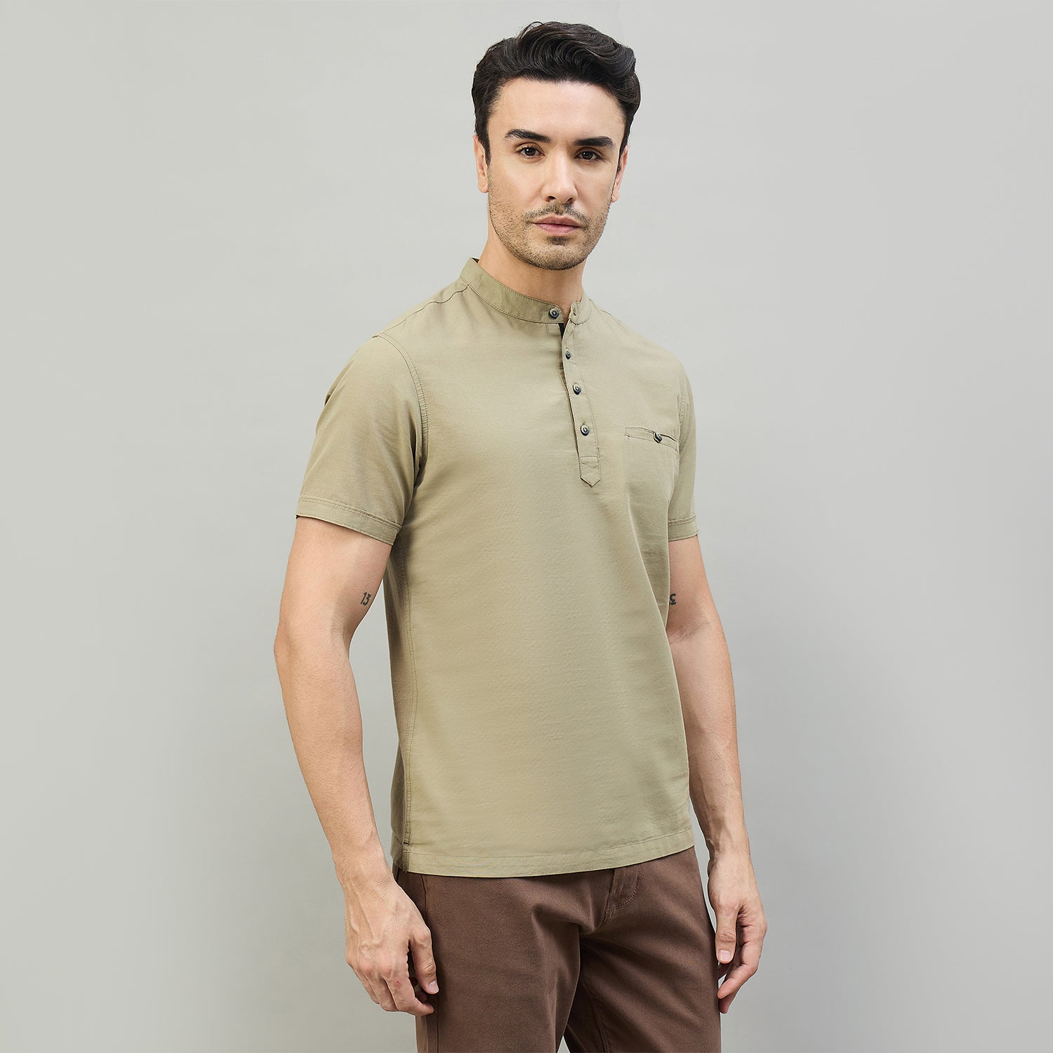 Duke Urban Men Half Sleeve Cotton Smart Fit Casual T-shirt (LF7901)