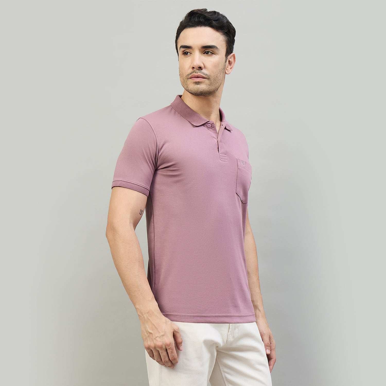 Duke Men Half Sleeve Cotton Smart Fit Casual T-shirt (SD75)