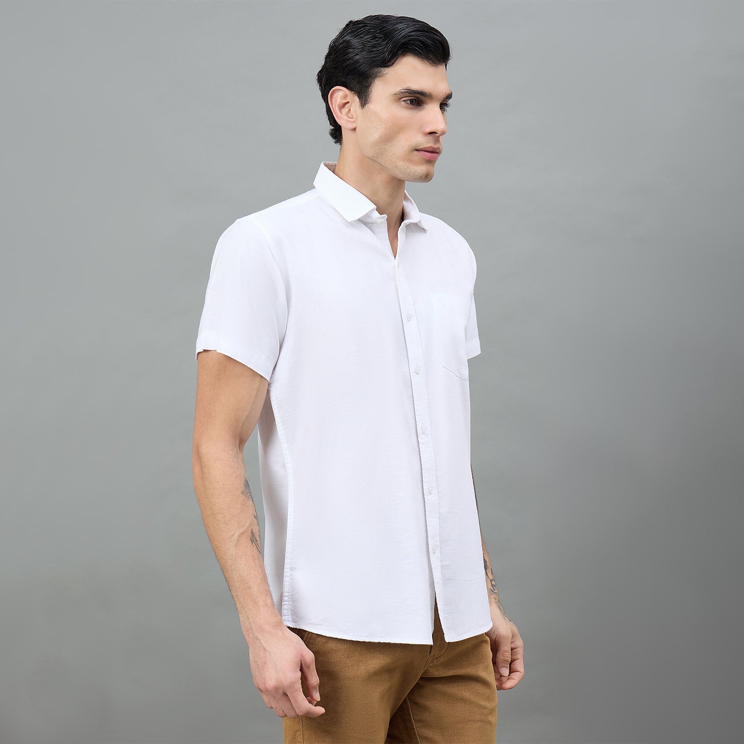Duke Urban Men Short Style Casual Half Sleeve Shirt (SDO4PLCC)