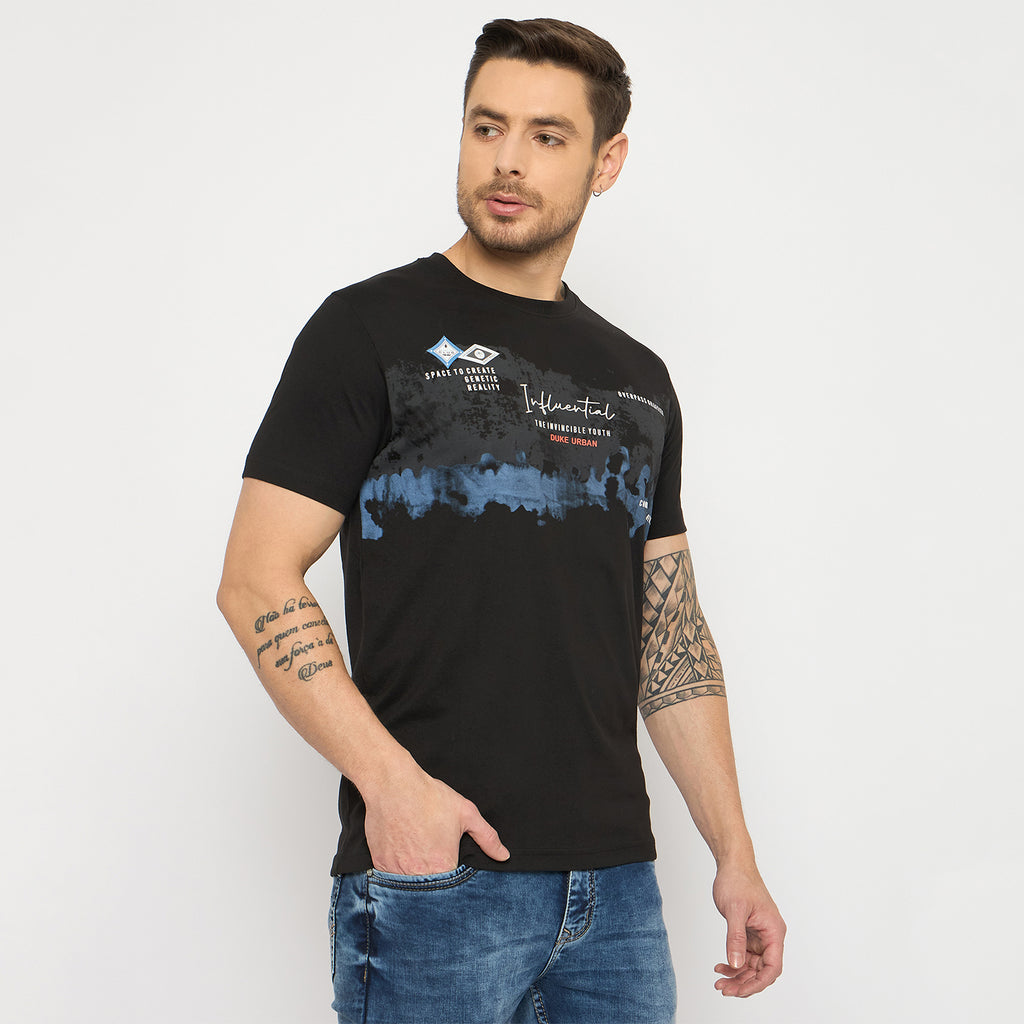 Duke Urban Men Half Sleeve Cotton Tshirt (LF7420)