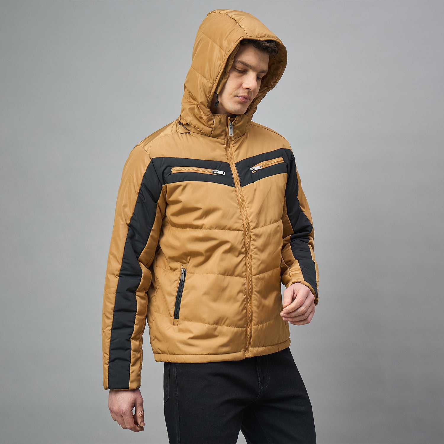 Duke Urban Men Full Sleeve Hooded Regular Jacket (SDZ4072N)