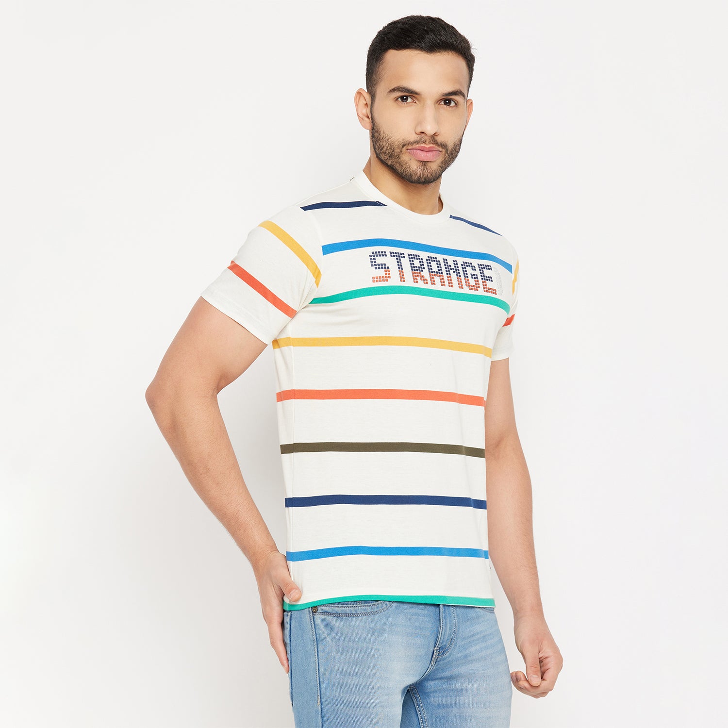 Duke Stardust Men Half Sleeve Round Neck Cotton T-shirt (3995)