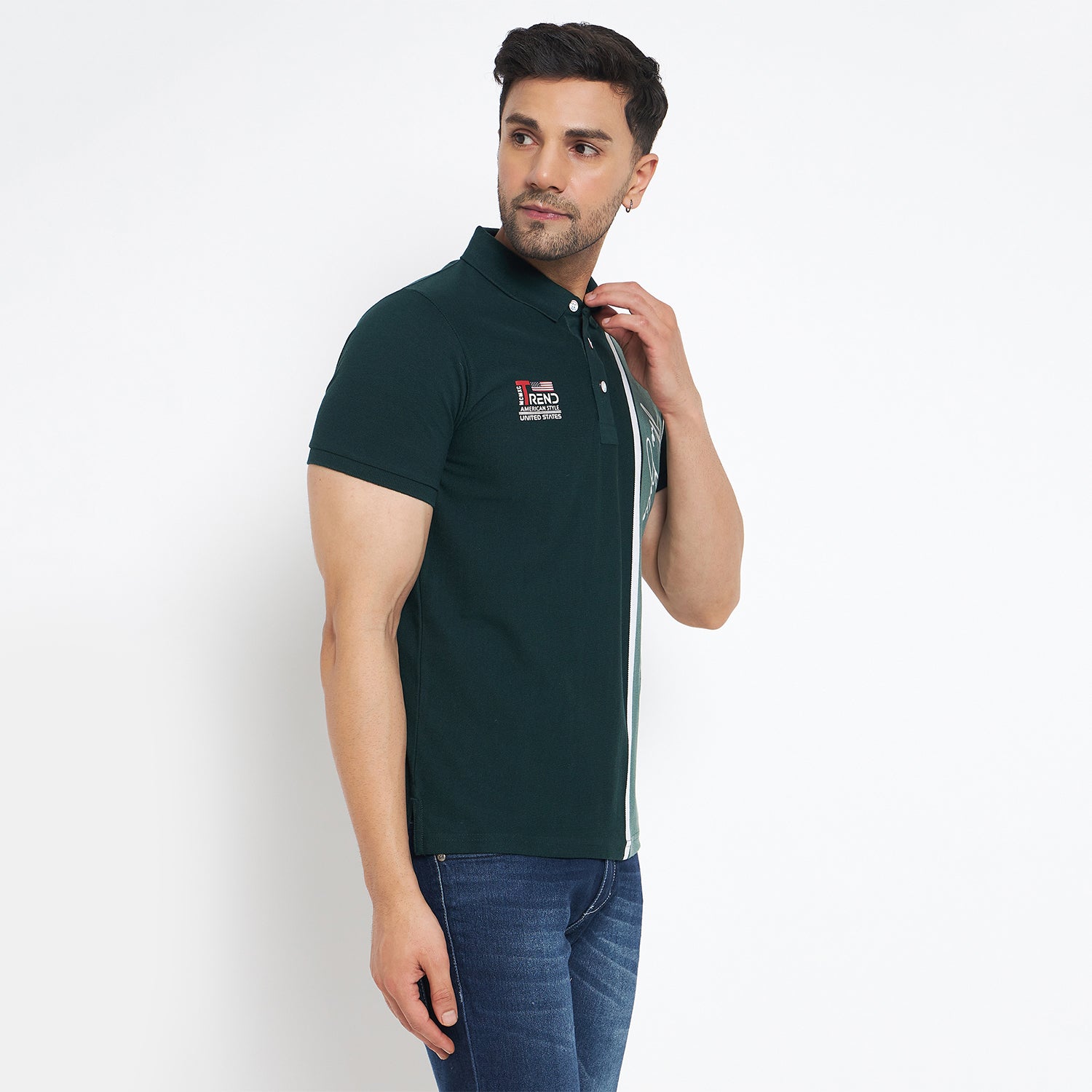 Duke Urban Men Half Sleeve Cotton T-shirt (MLF7019)