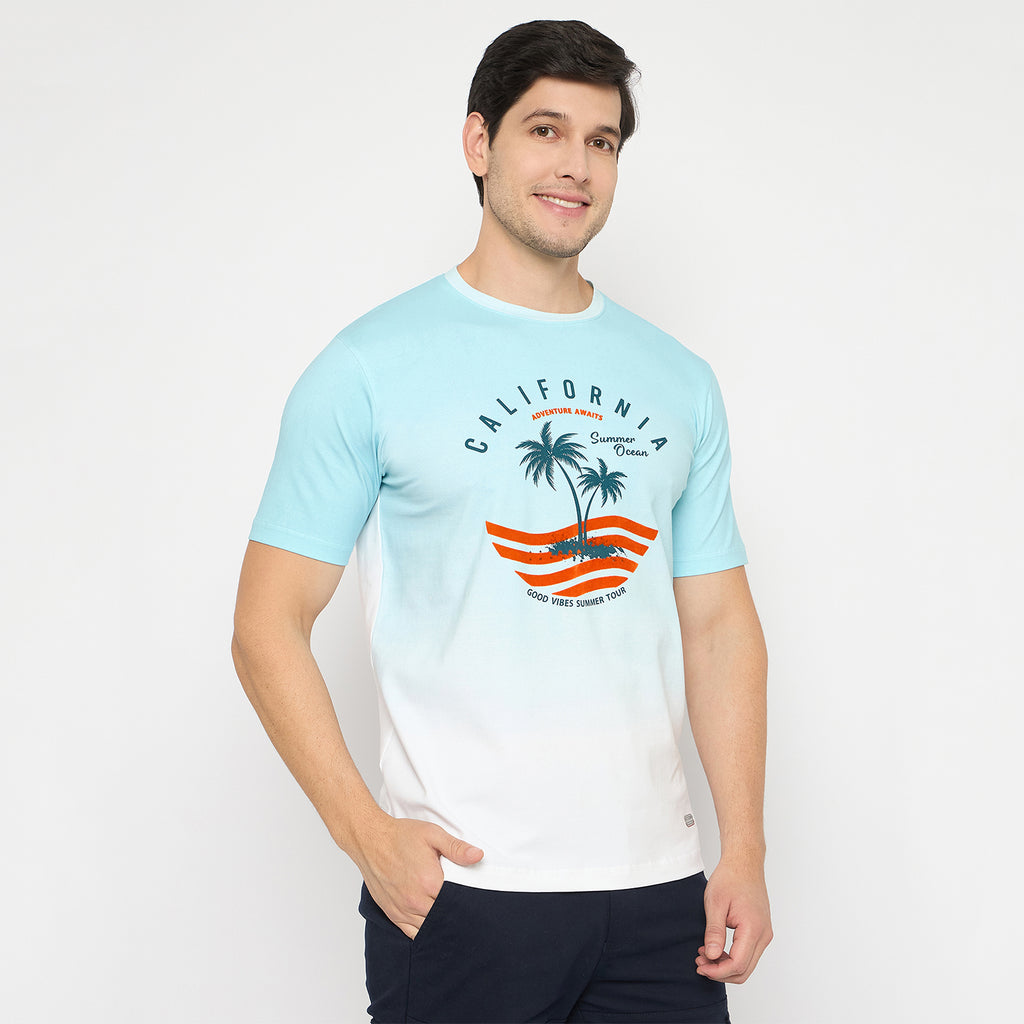 Duke Urban Men Half Sleeve Cotton Tshirt (LF7429)