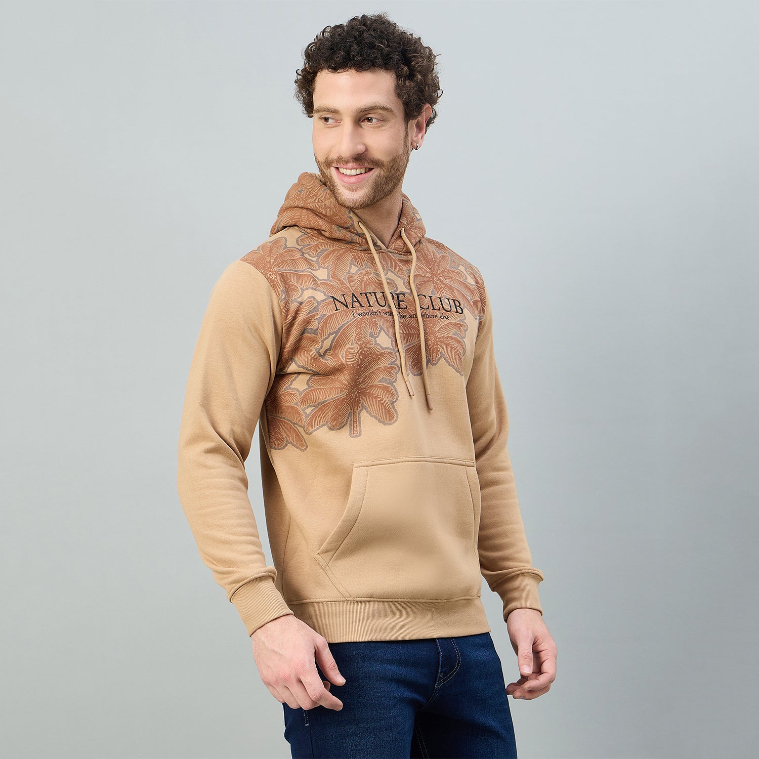 Duke Urban Men Regular Hooded Sweatshirt (LF6367)