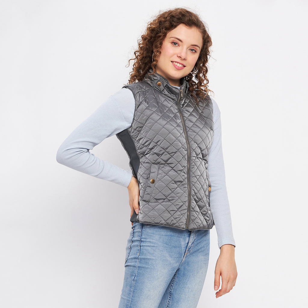 Duke Urban Women Sleeveless Jacket (SDZ6736)