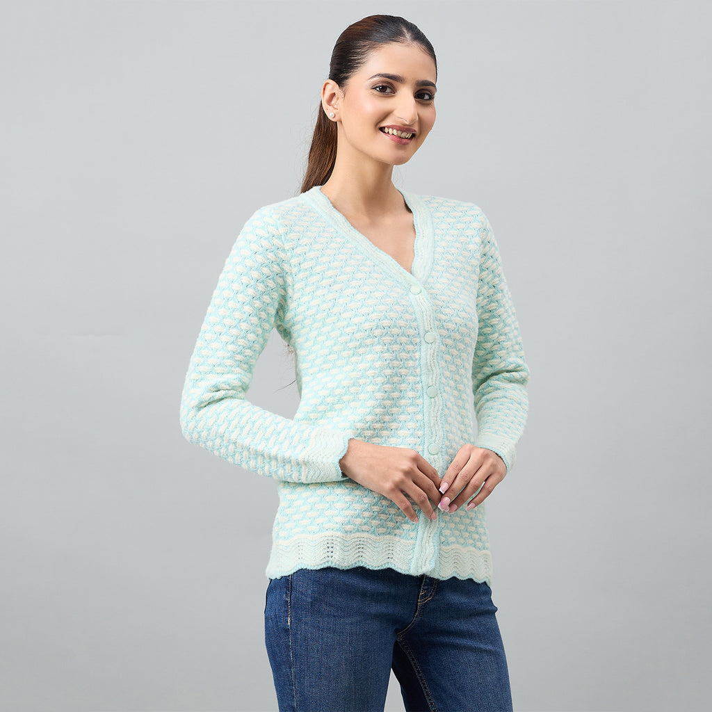 Duke Urban Women Full Sleeve Front Open Regular Cardigan (SDS1287)