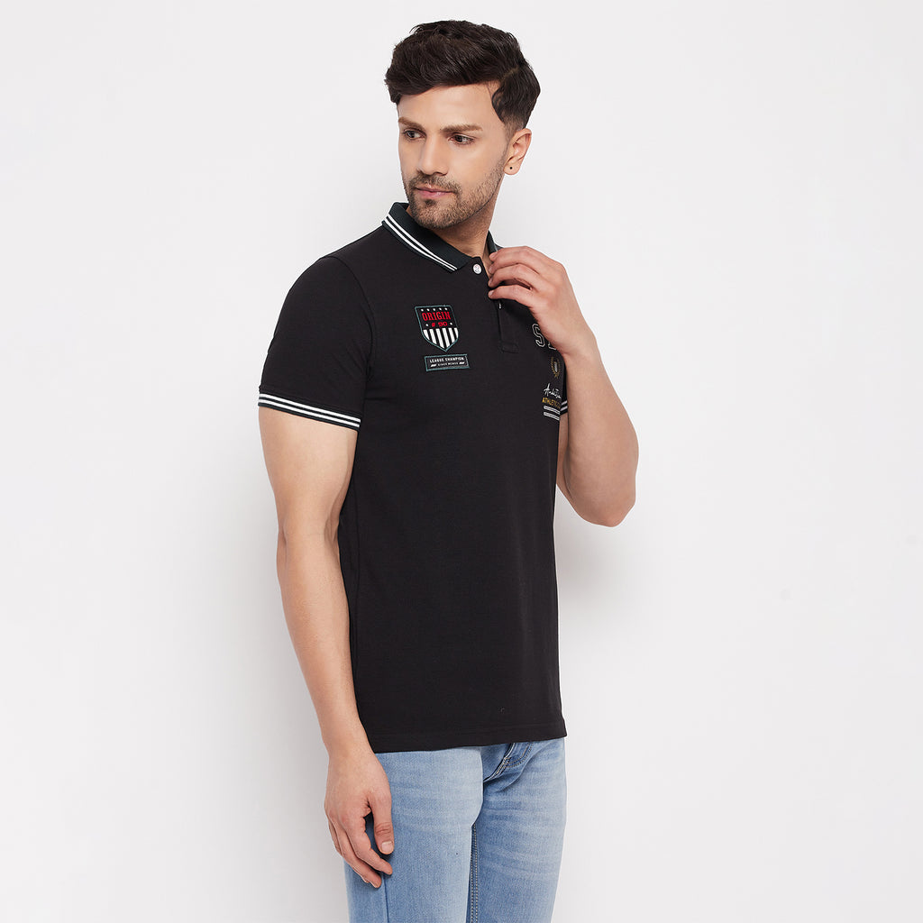 Duke Stardust Men Polo Neck Half Sleeve Cotton T-shirt (LF5855)