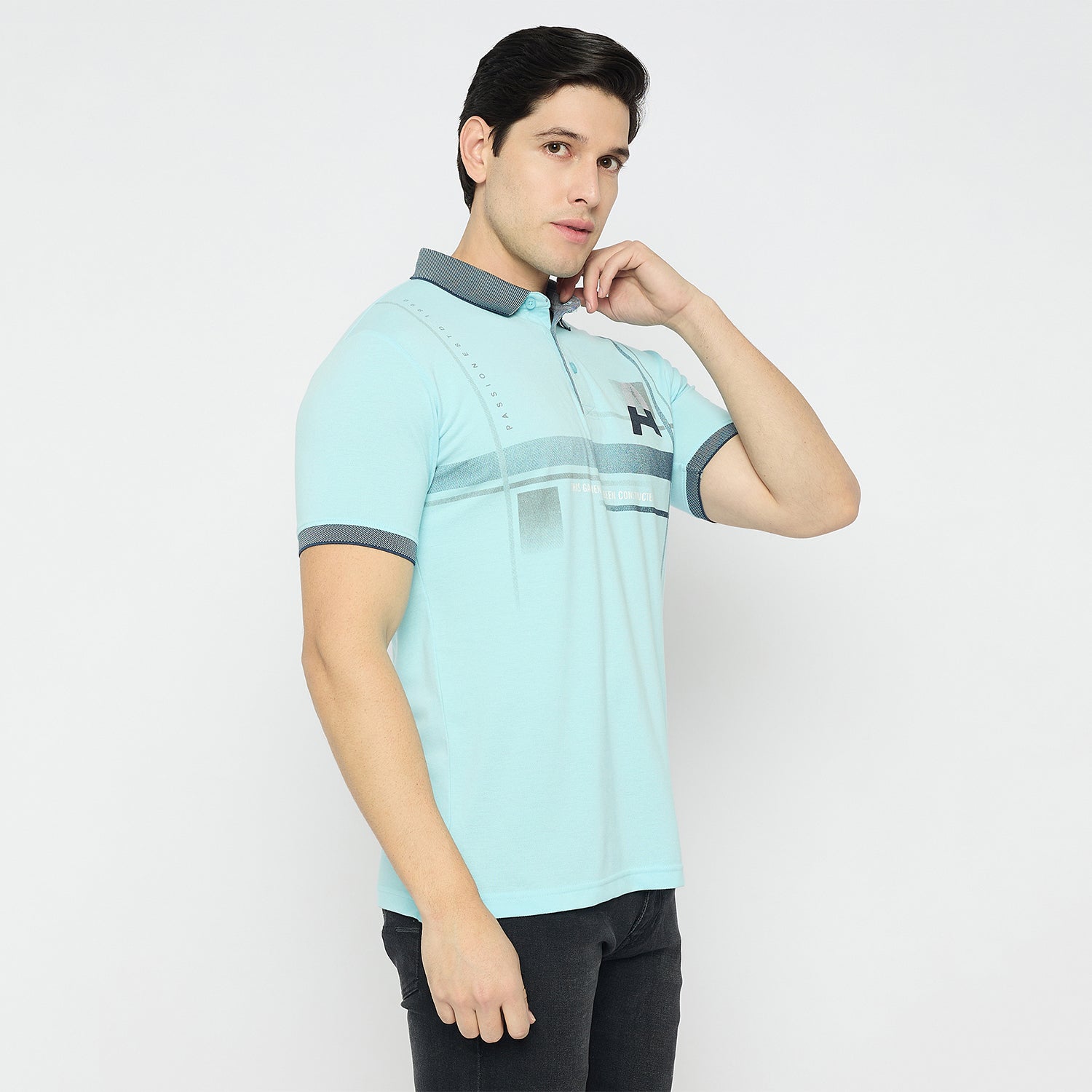 Duke Urban Men Half Sleeve Cotton Polo Tshirt (LF7402)