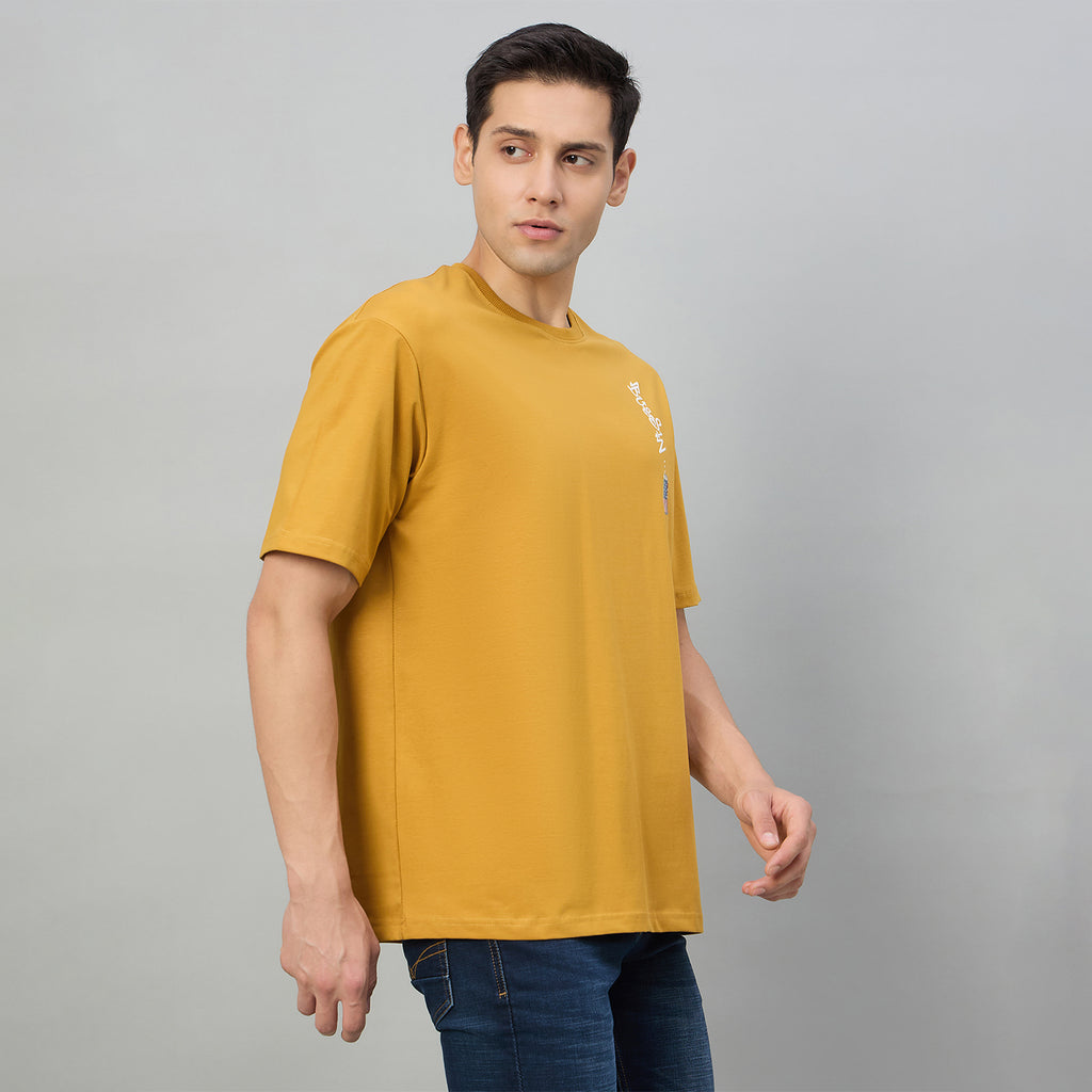 Duke Men Half Sleeve Cotton Oversize Casual T-shirt (LF7891)