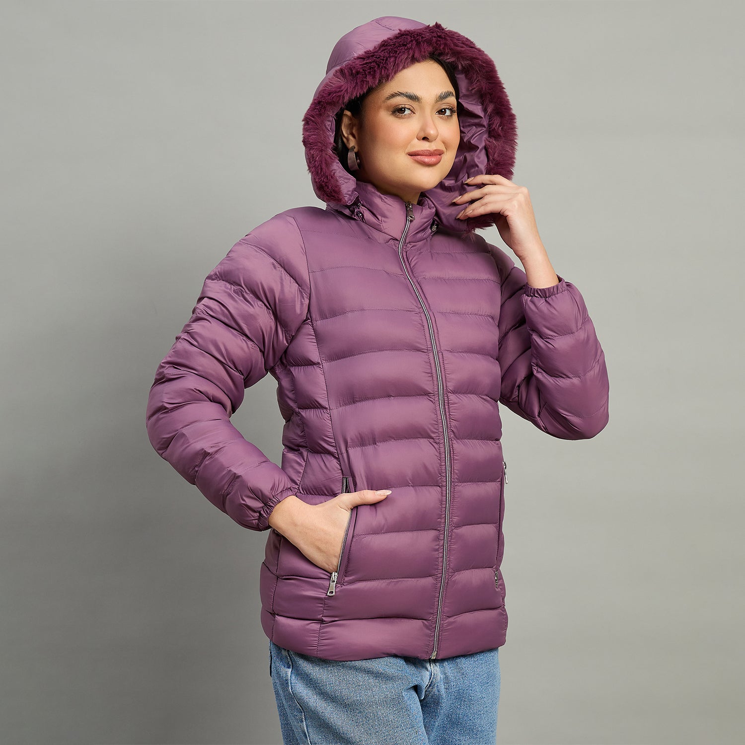 Duke Urban Women Short Style Full Sleeve Hooded Jacket (SDZ4181)
