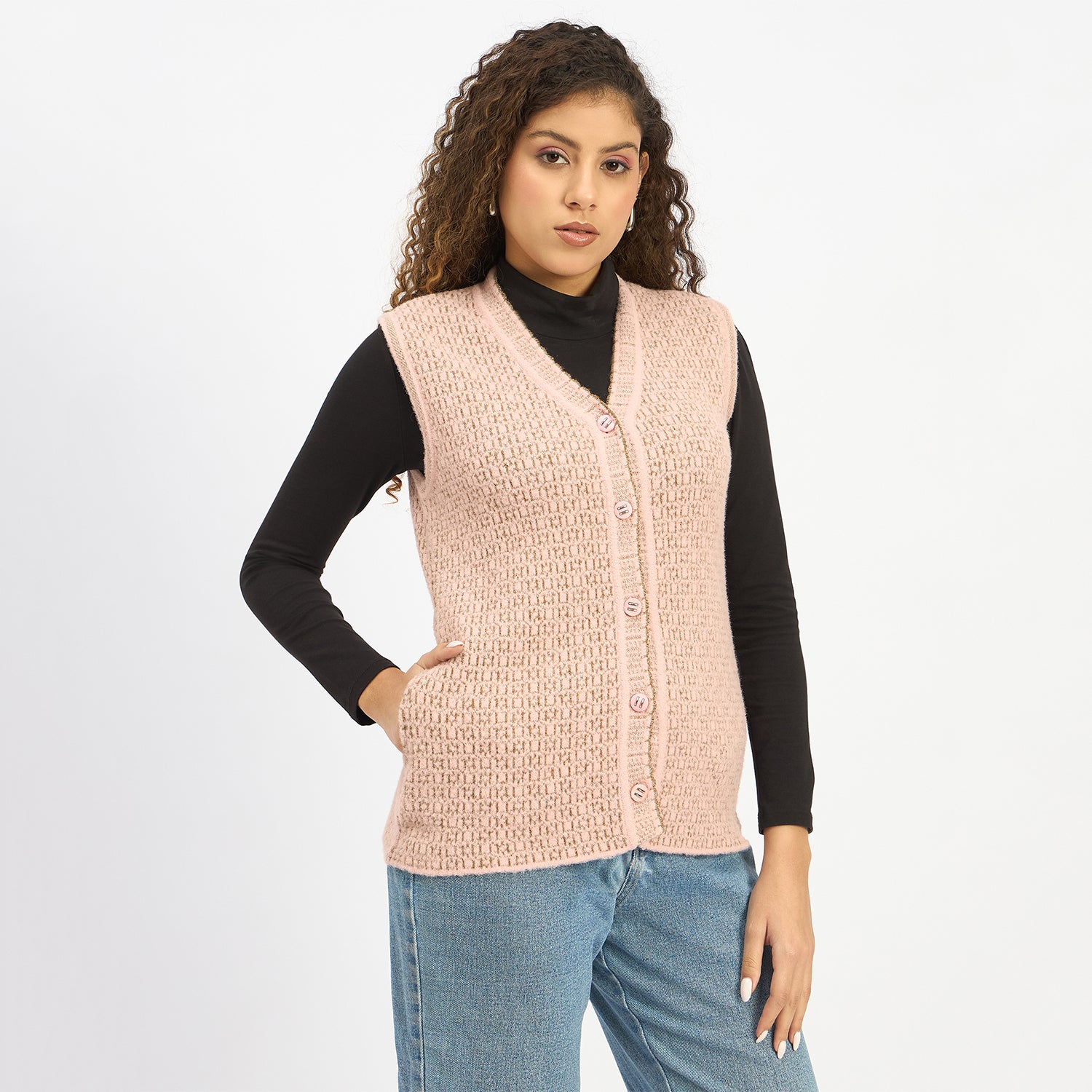 Duke Urban Women Sleeveless Cardigan (SDS1267N)