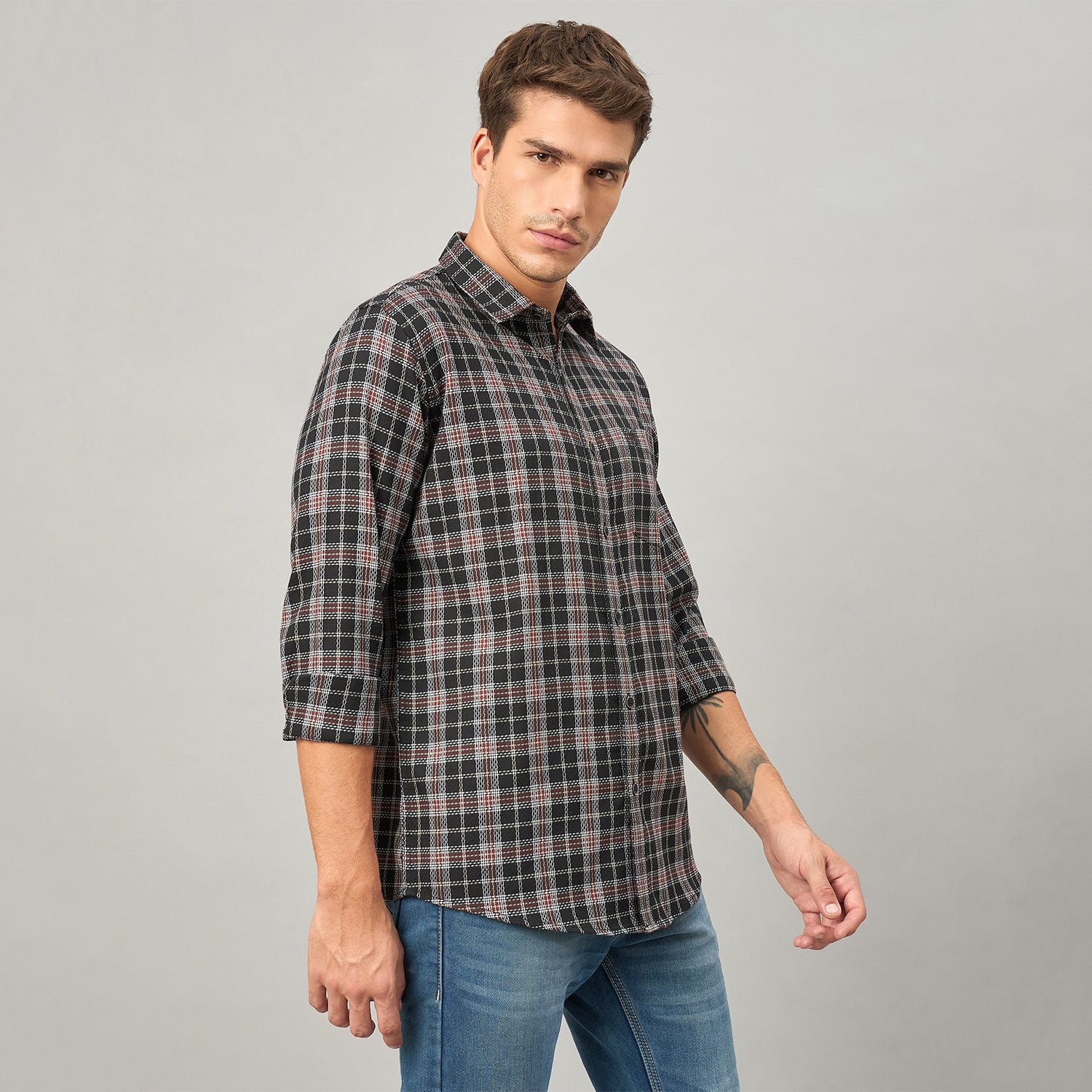 Duke Urban Men Full Sleeve Cotton Shirt (SDO7CKAK)