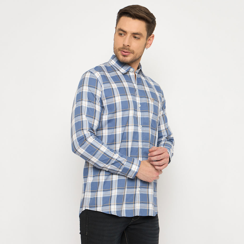 Duke Men Full Sleeve Cotton Shirt (SDO6CHB)