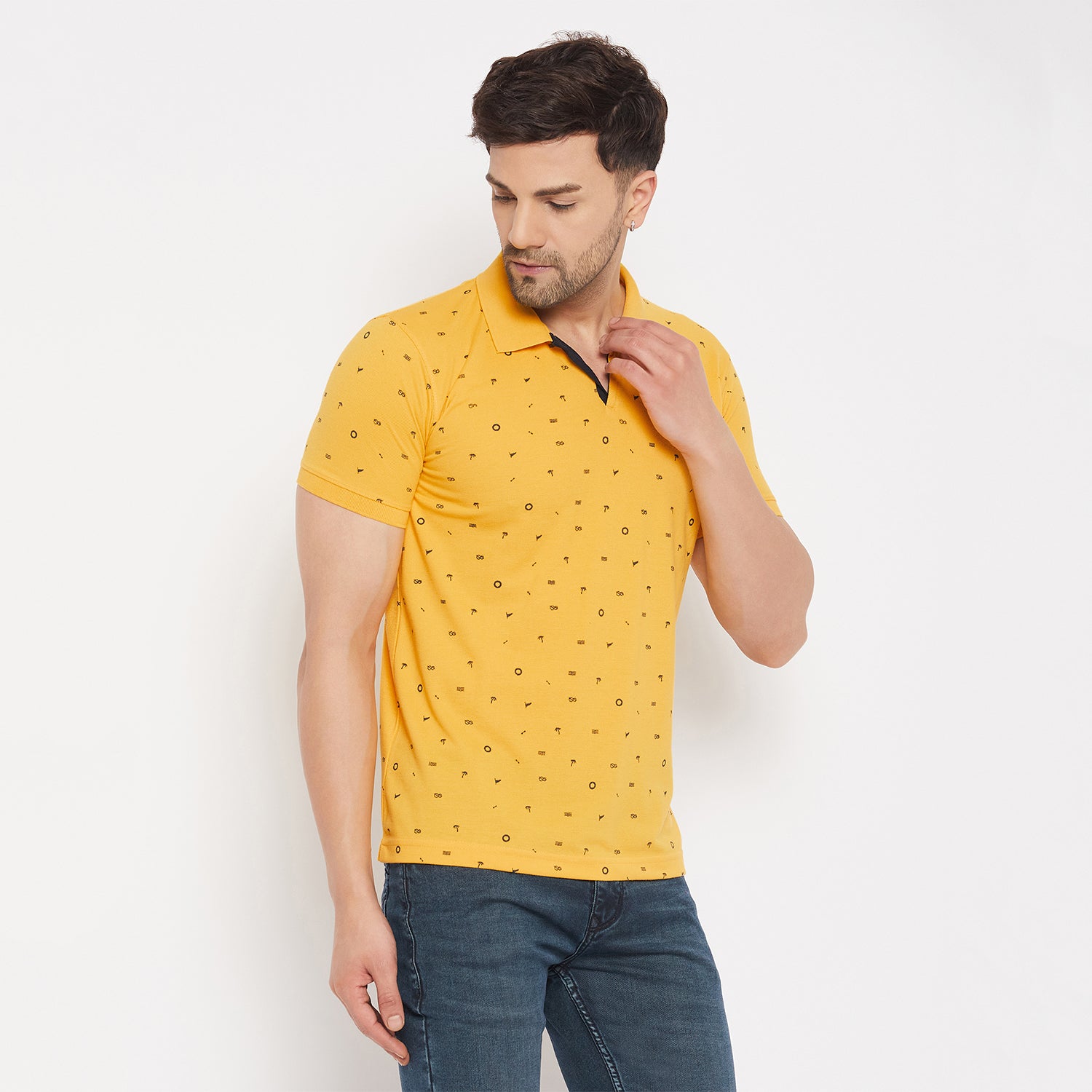 Duke Stardust Men Half Sleeve Cotton T-shirt (SP0609)