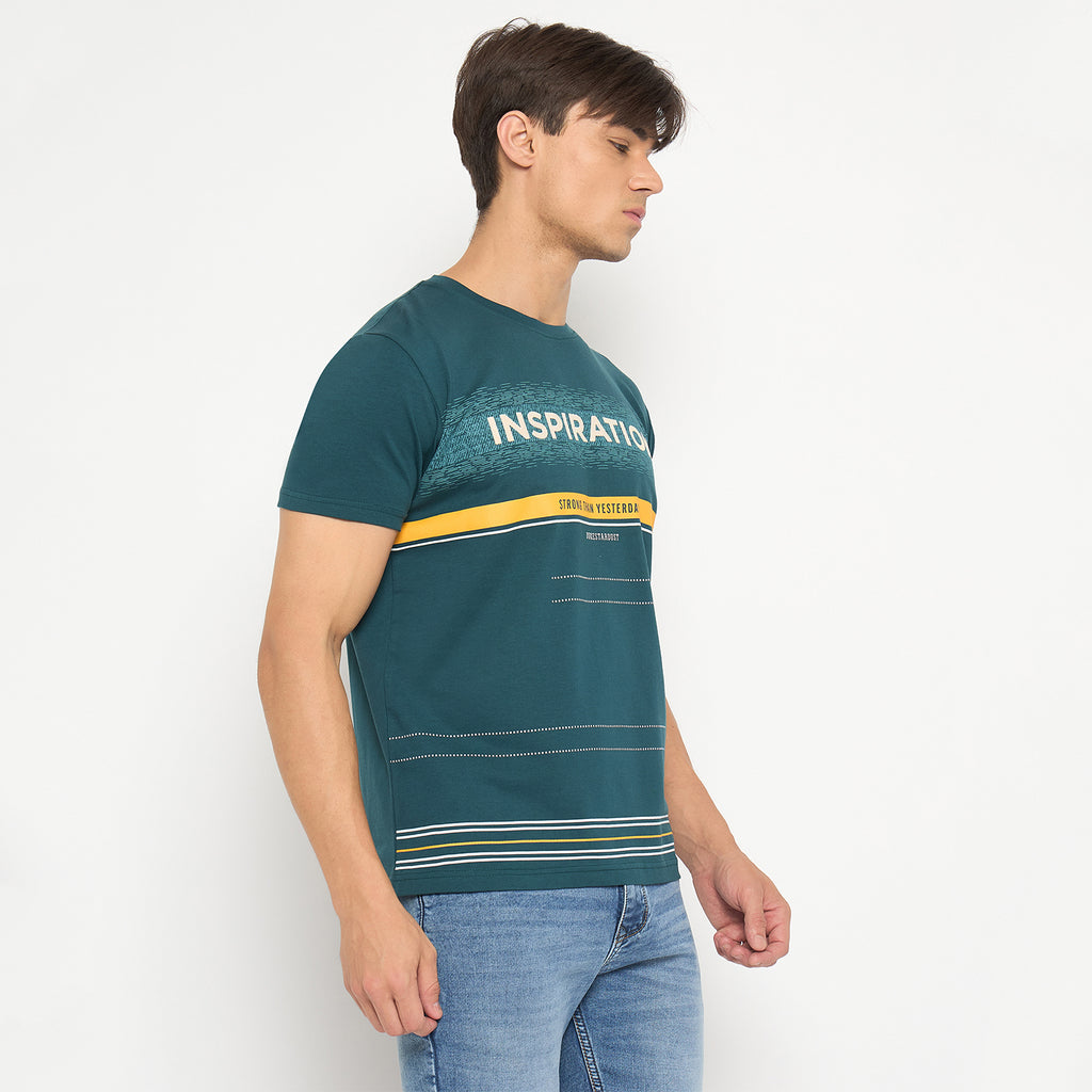 Duke Urban Men Half Sleeve Cotton T-shirt (LF7098)
