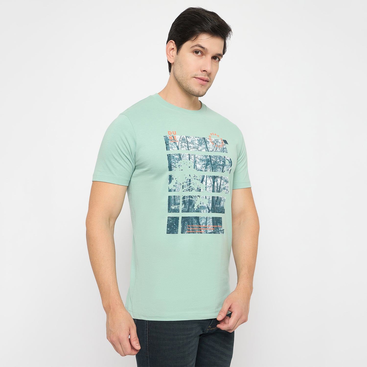 Duke Urban Men Half Sleeve Cotton Tshirt (LF7488)