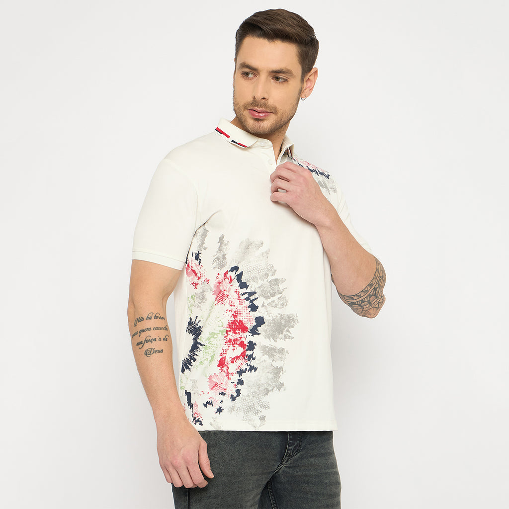 Duke Urban Men Half Sleeve Cotton Tshirt (LF7453)