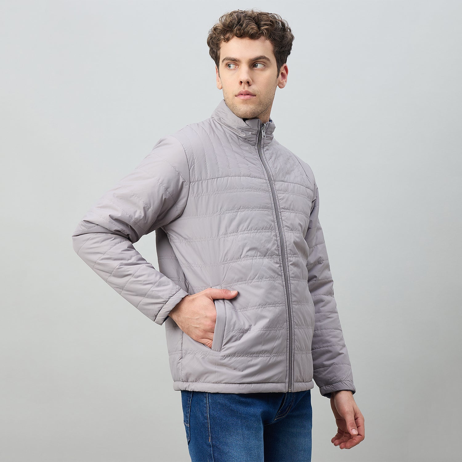 Duke Urban Men Reversible High Neck Regular Jacket (OSDZ9292)