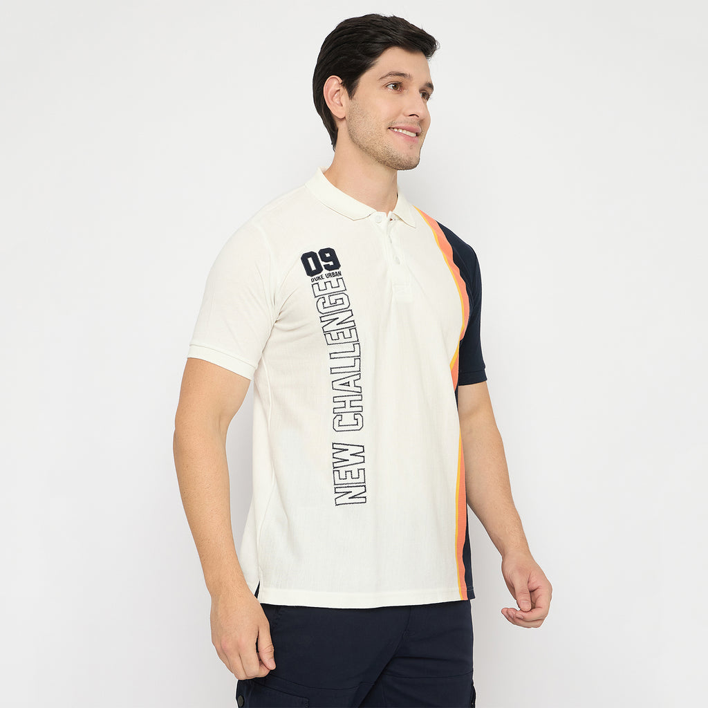 Duke Urban Men Half Sleeve Cotton Tshirt (LF7498)
