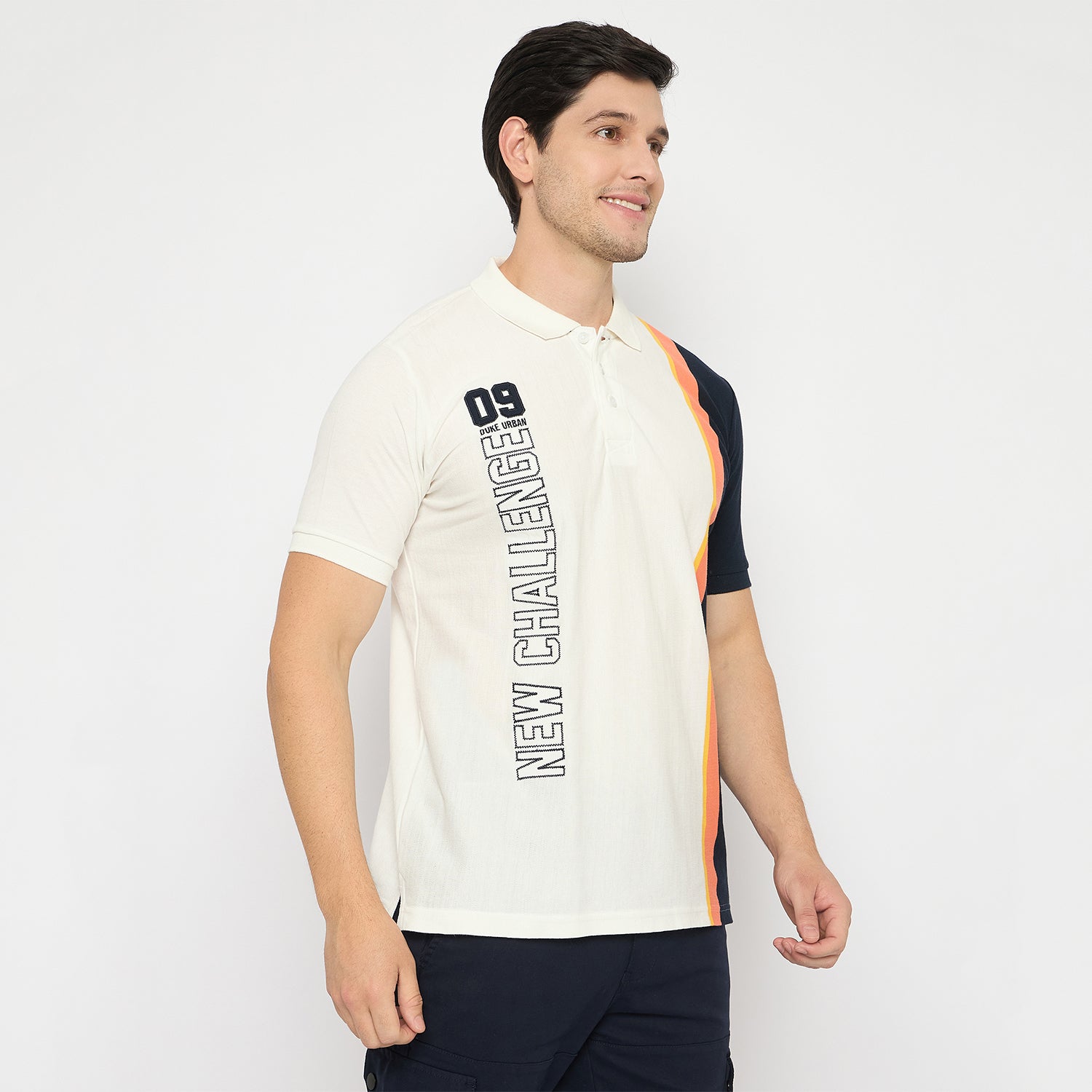 Duke Urban Men Half Sleeve Cotton Tshirt (LF7498)