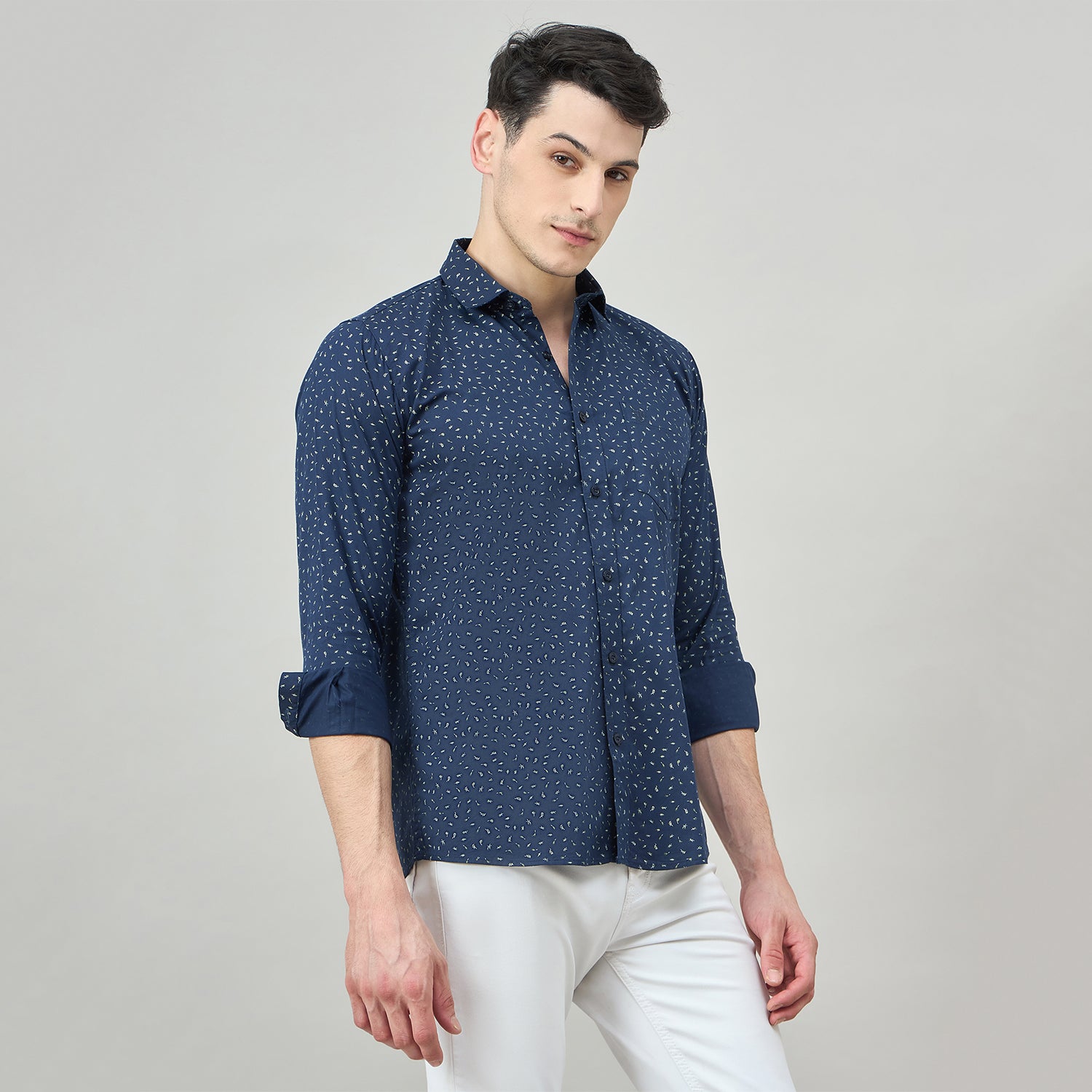 Duke Urban Men Full Sleeve Cotton Shirt (SDO8PRL)