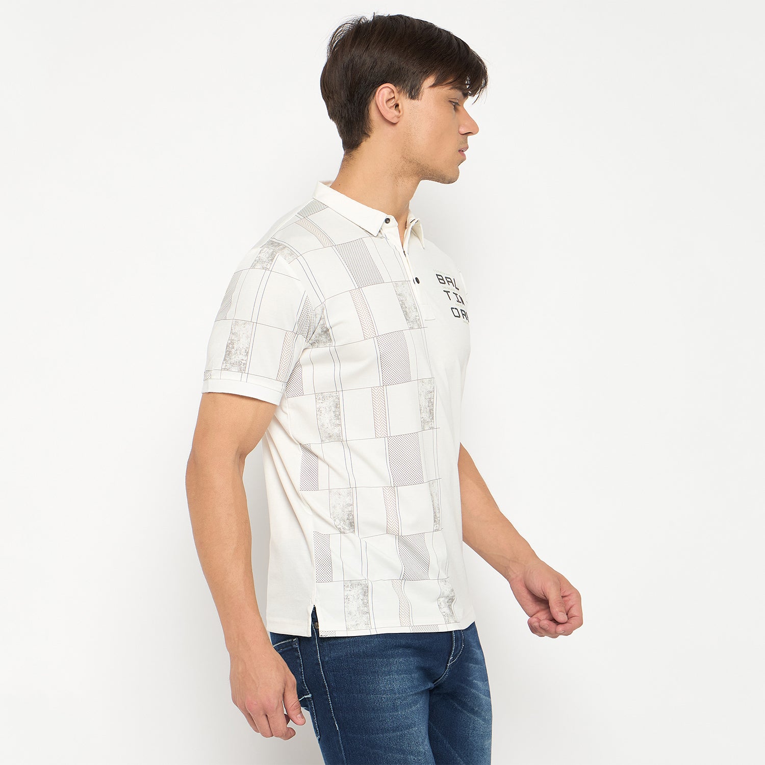 Duke Urban Men Half Sleeve Cotton T-shirt (LF7176)