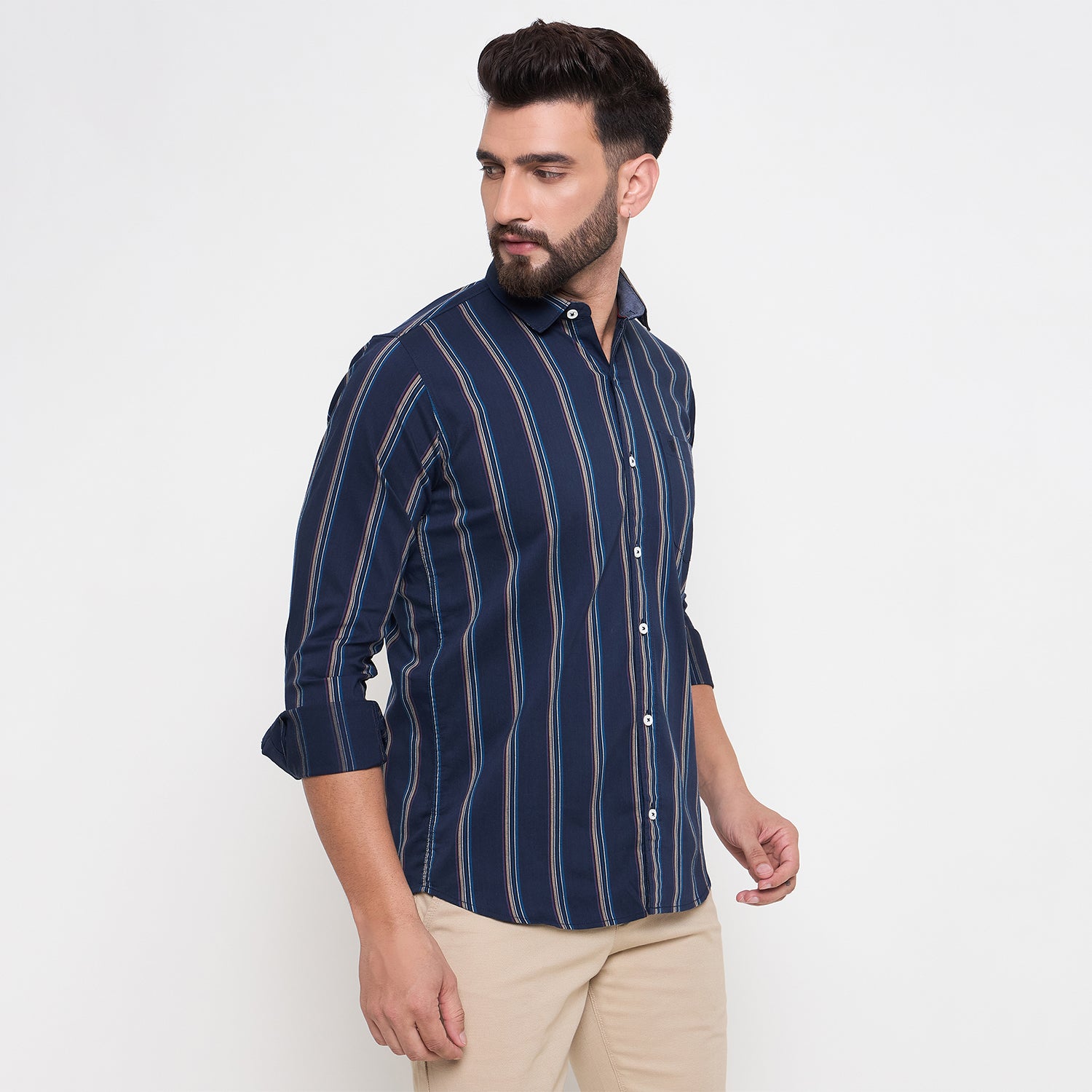 Duke Urban Men Full Sleeve Cotton Shirt (SD8STT)