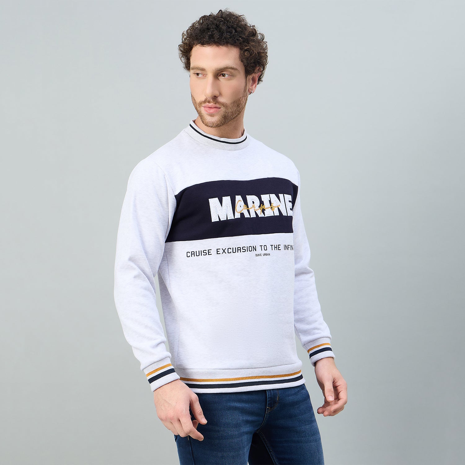 Duke Urban Men Printed Sweatshirt (LF6351)