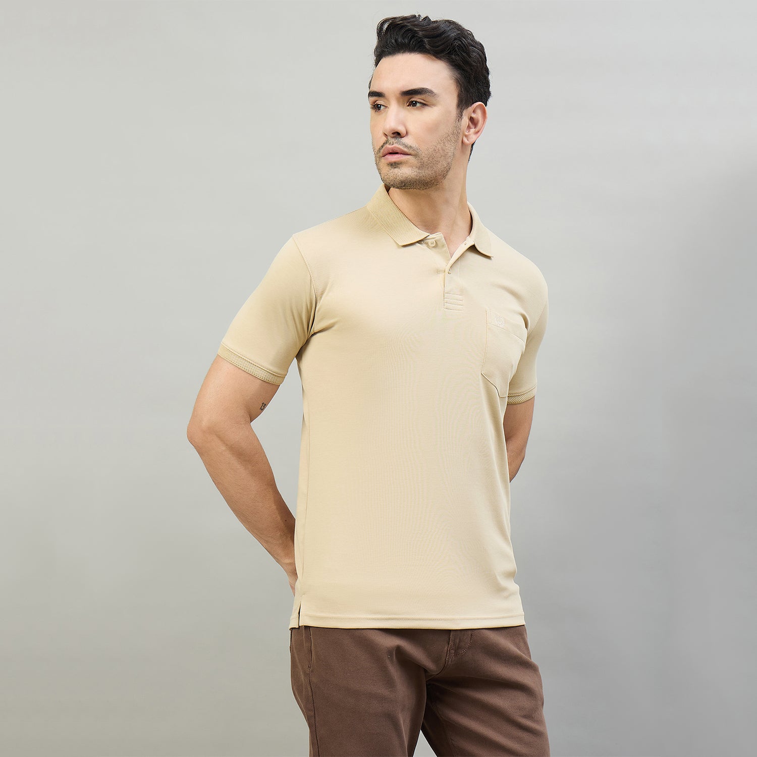 Duke Men Half Sleeve Cotton Smart Fit Casual T-shirt (SD75)