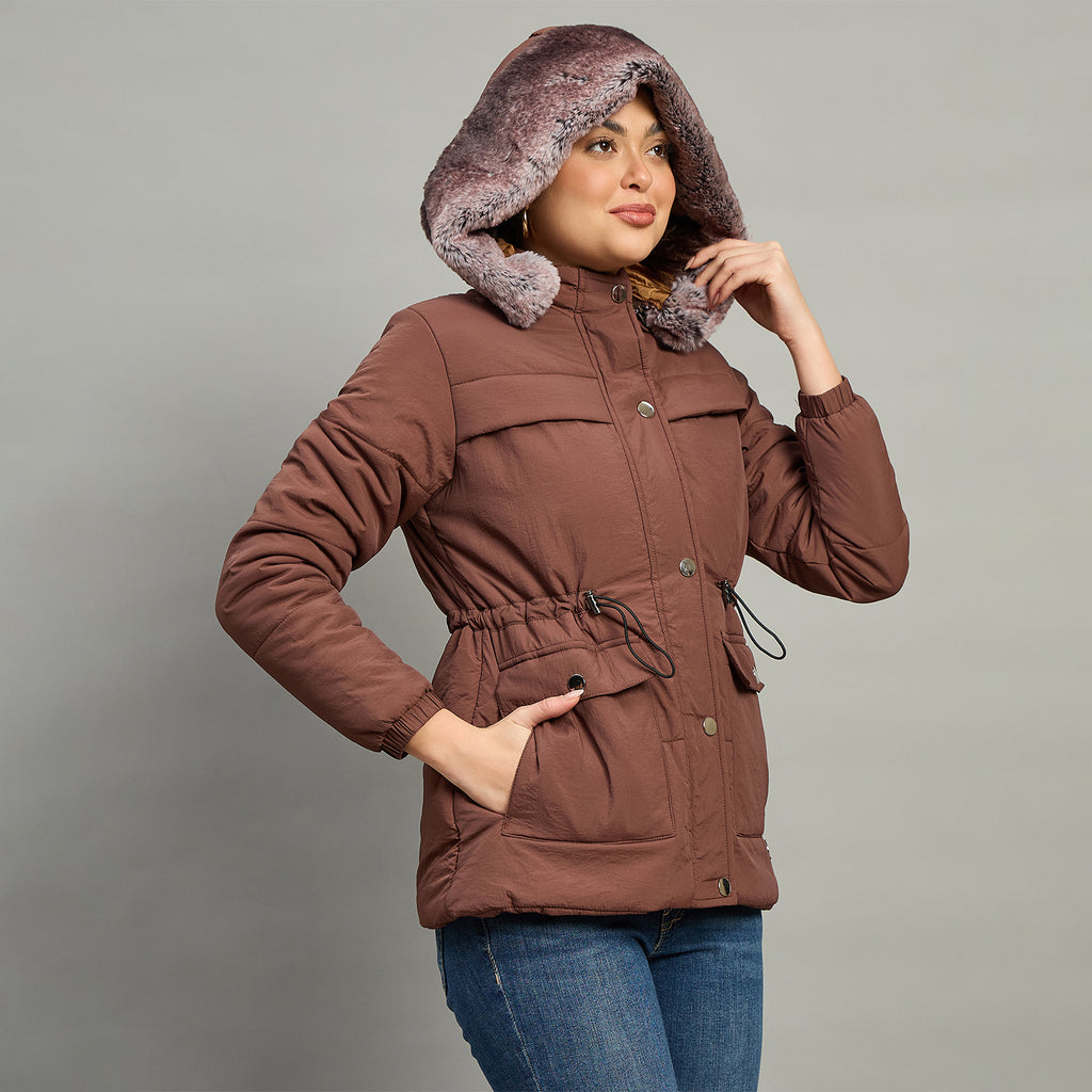 Duke Urban Women Short Style Full Sleeve Hooded Jacket (SDZ4111)