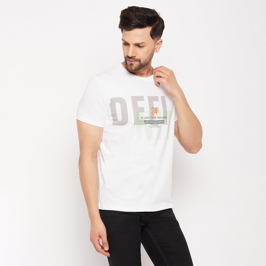 Duke Stardust Men Half Sleeve Cotton T-shirt (1005)
