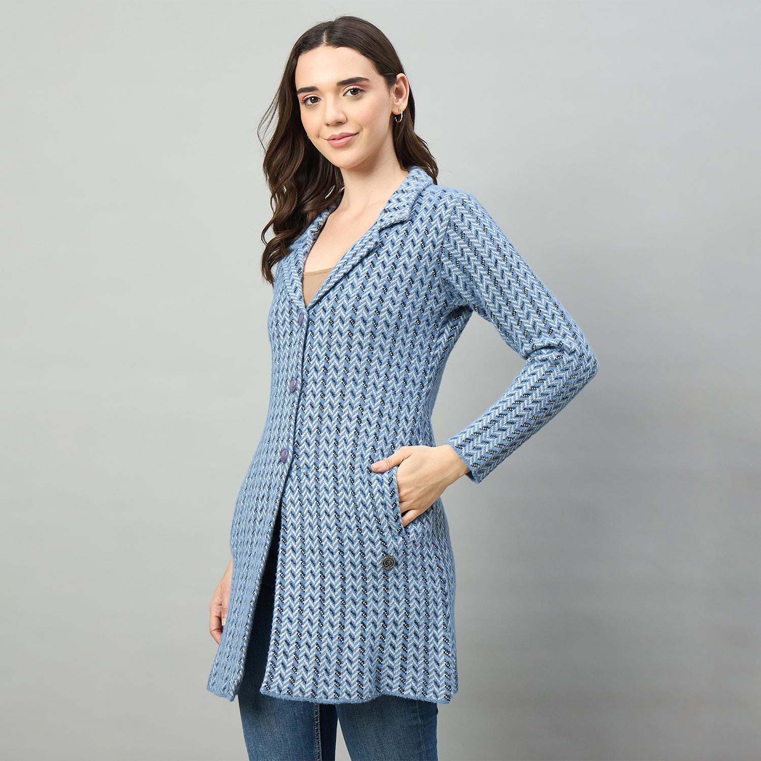 Duke Urban Women Full Sleeve Regular Sweater (SDS1309)