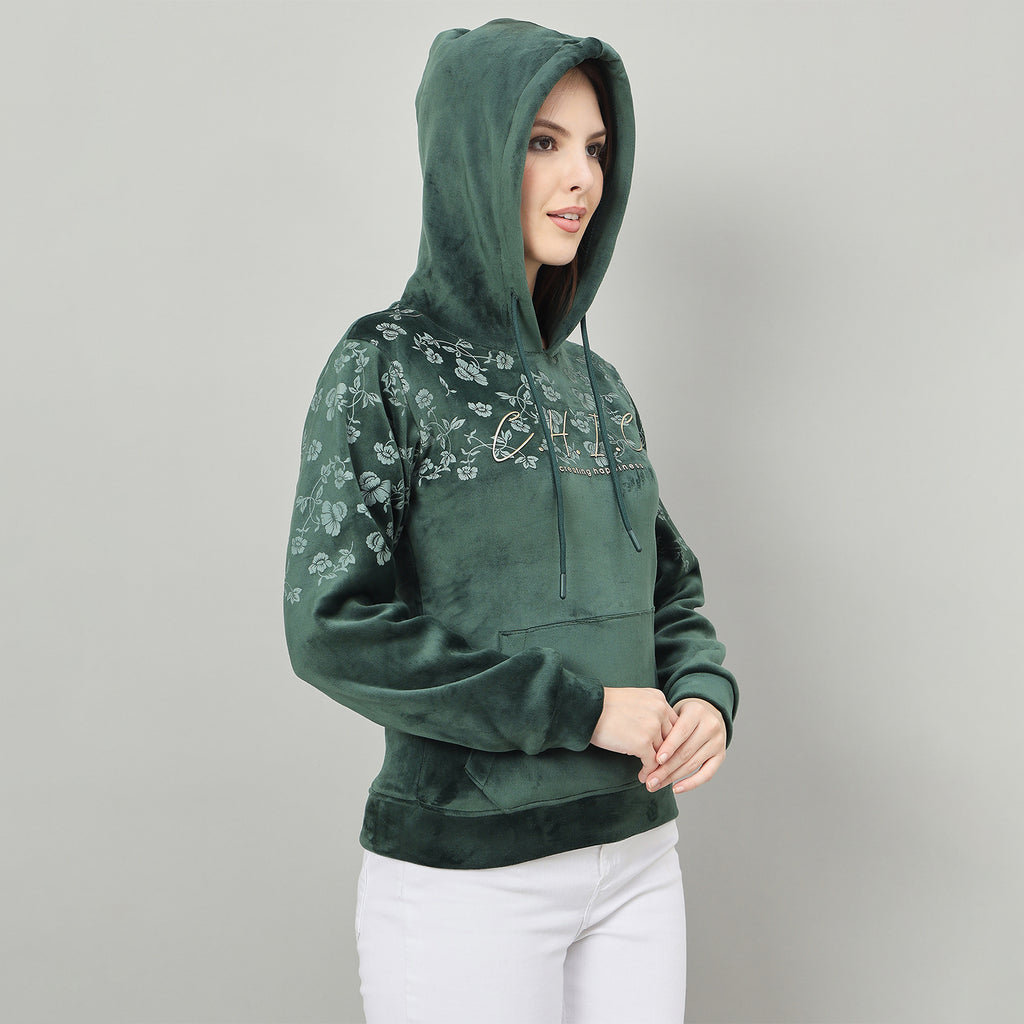 Duke Urban Women Hooded Regular Sweatshirt (LFX971)